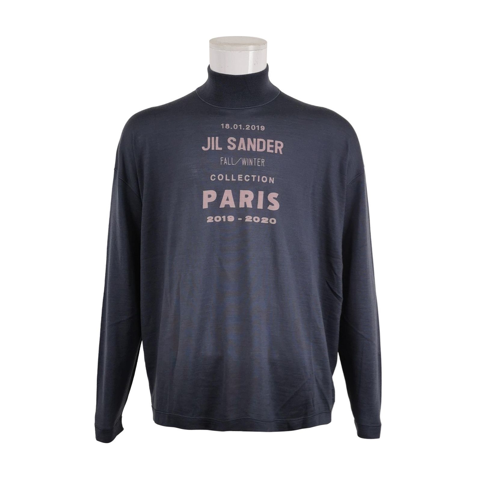 Jil Sander Jil Sander Wool Logo Turtleneck Knit Sweater Size US S / EU 44-46 / 1 - 12 Thumbnail