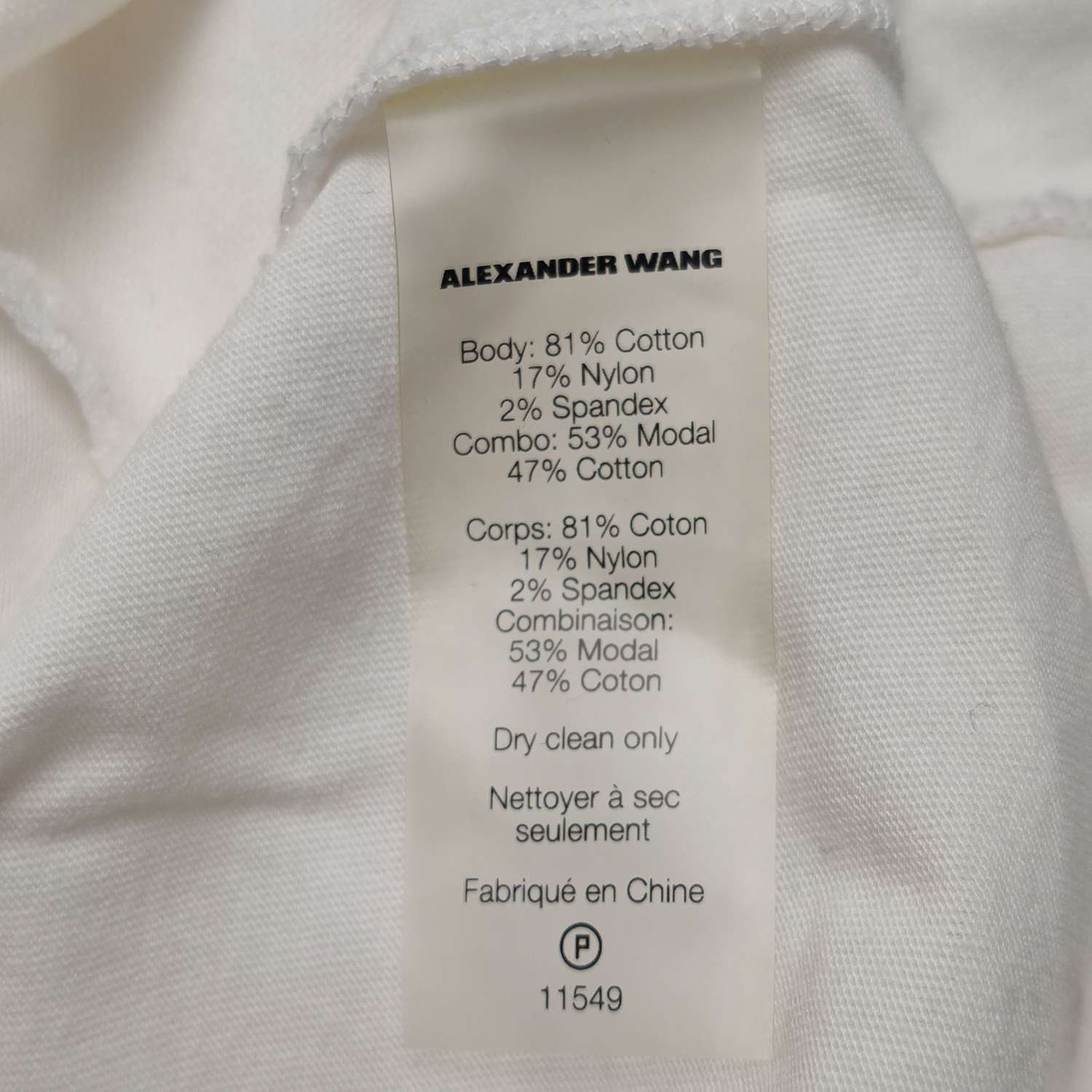 Alexander Wang Alexander Wang XS V-Neck Cotton Short-Sleeve T-Shirt Size US XS / EU 42 / 0 - 9 Thumbnail