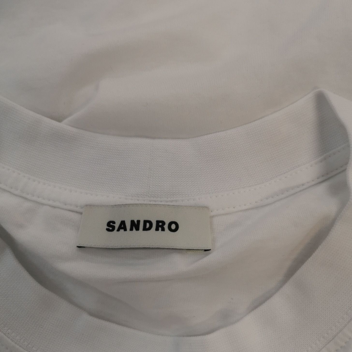 Sandro Sandro Cotton Logo Crew Neck T-Shirt XL Size US XL / EU 56 / 4 - 10 Thumbnail