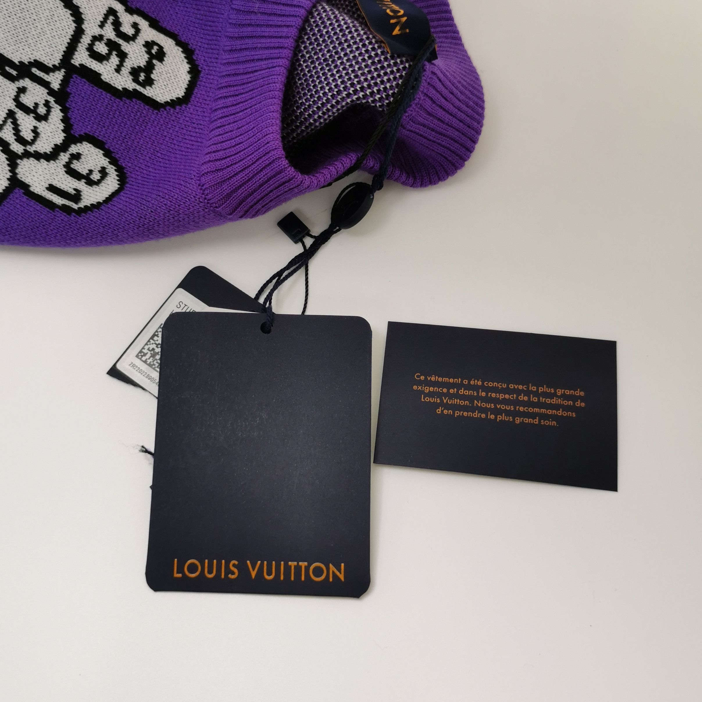 Louis Vuitton Louis Vuitton Purple Wool Logo Sweater XS Size US XS / EU 42 / 0 - 8 Thumbnail