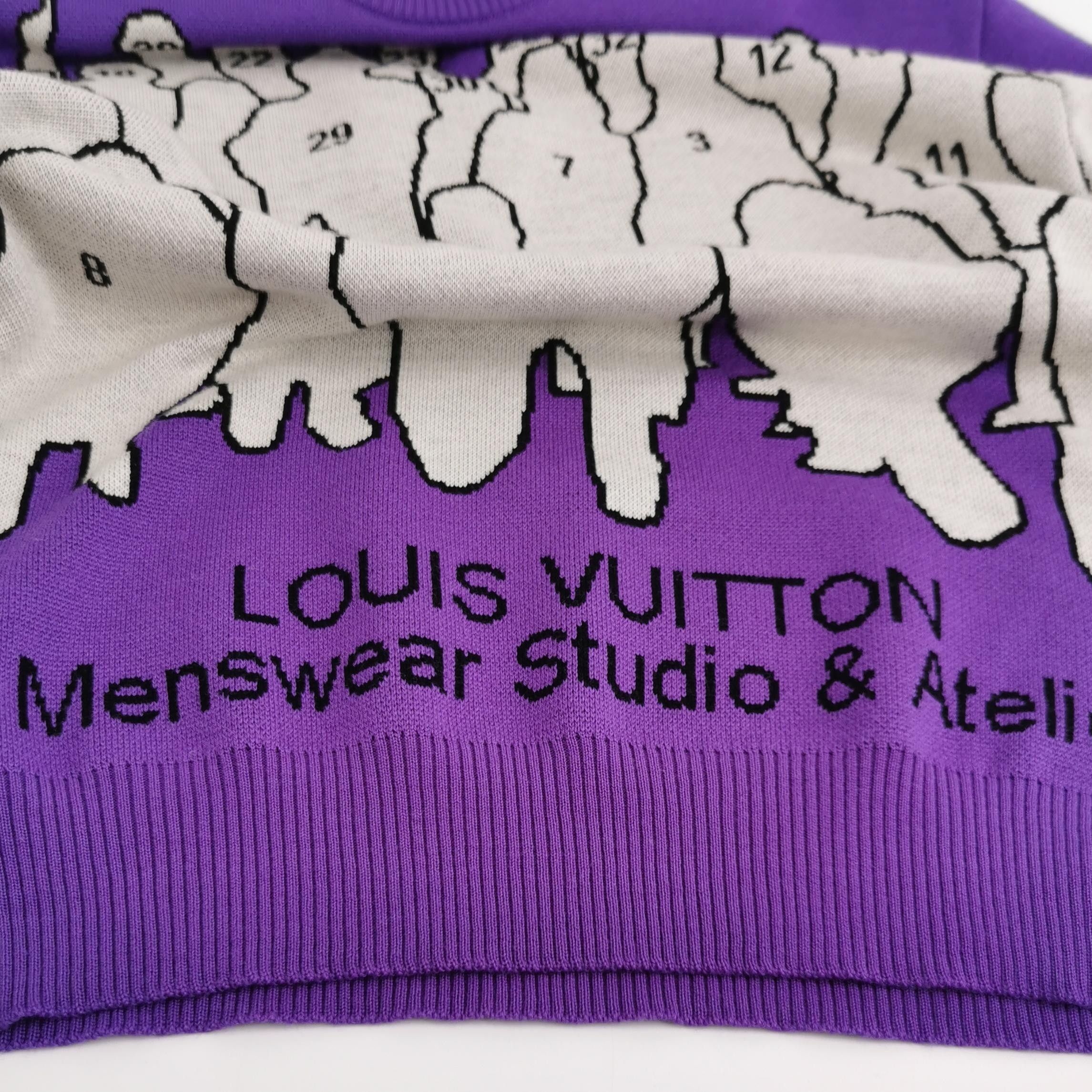 Louis Vuitton Louis Vuitton Cotton Graphic Hoodie S Size US S / EU 44-46 / 1 - 9 Thumbnail