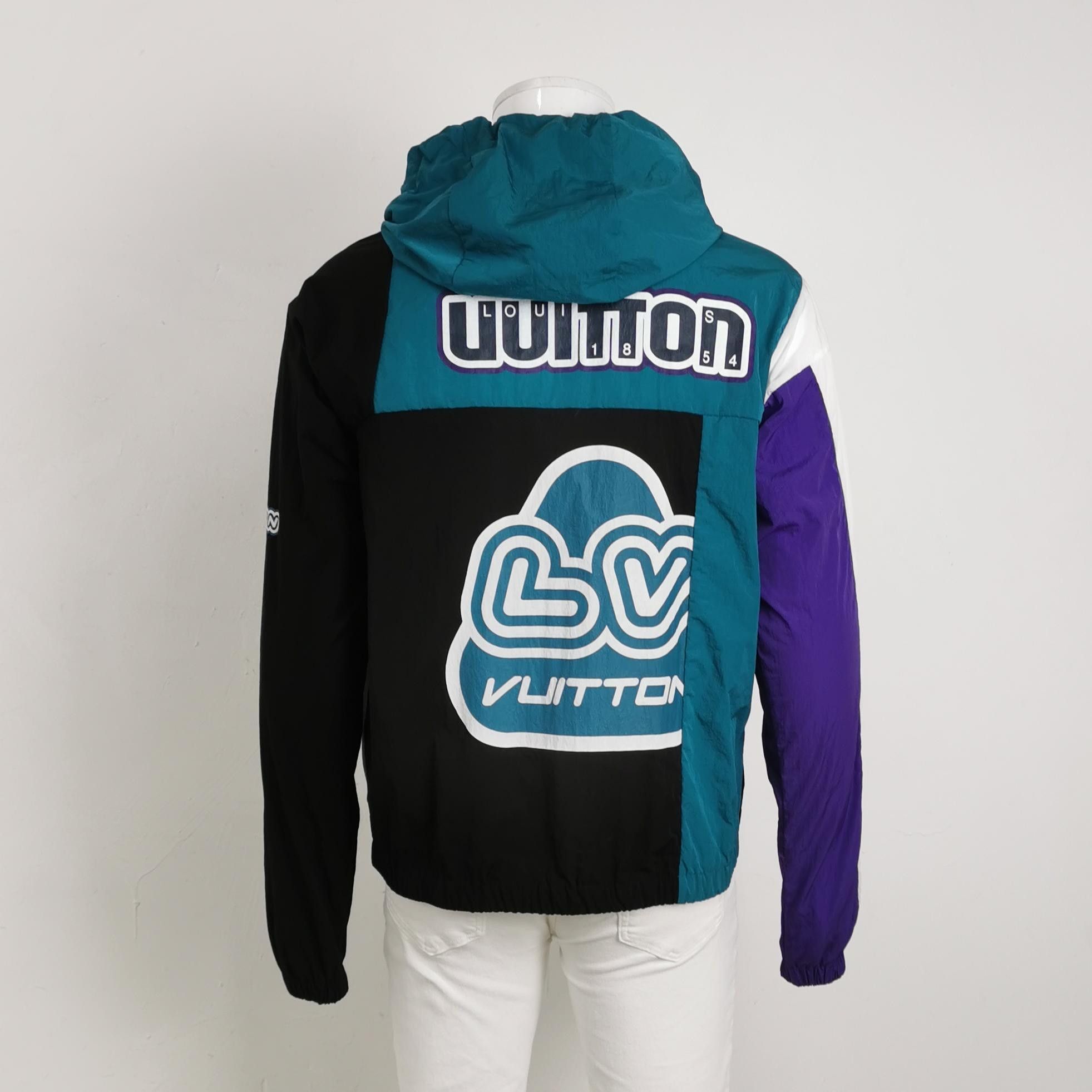 Louis Vuitton Louis Vuitton Brown Logo Hooded Jacket Size US S / EU 44-46 / 1 - 5 Thumbnail