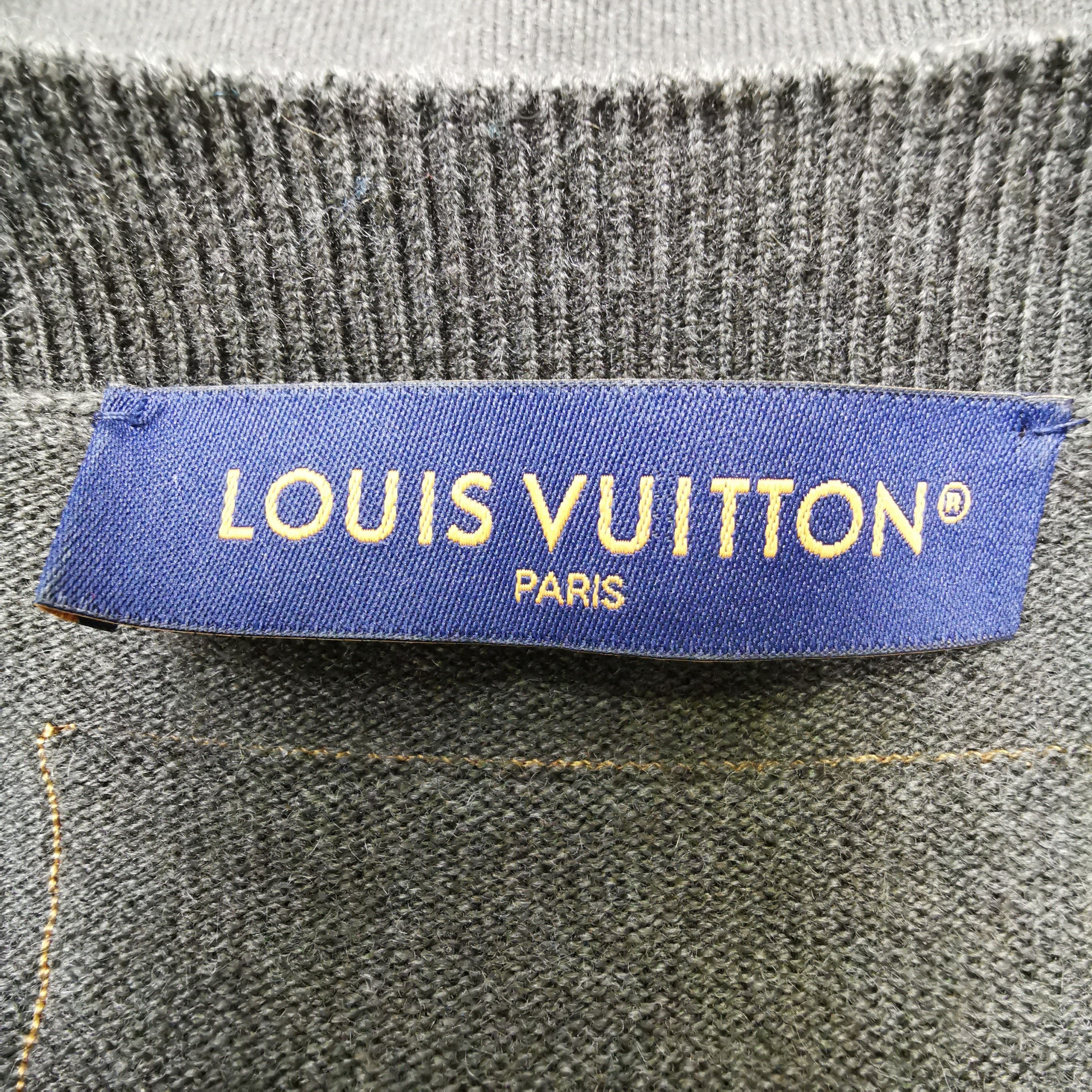 Louis Vuitton Louis Vuitton Colorblock Logo Crewneck Sweater L Size US XL / EU 56 / 4 - 9 Thumbnail