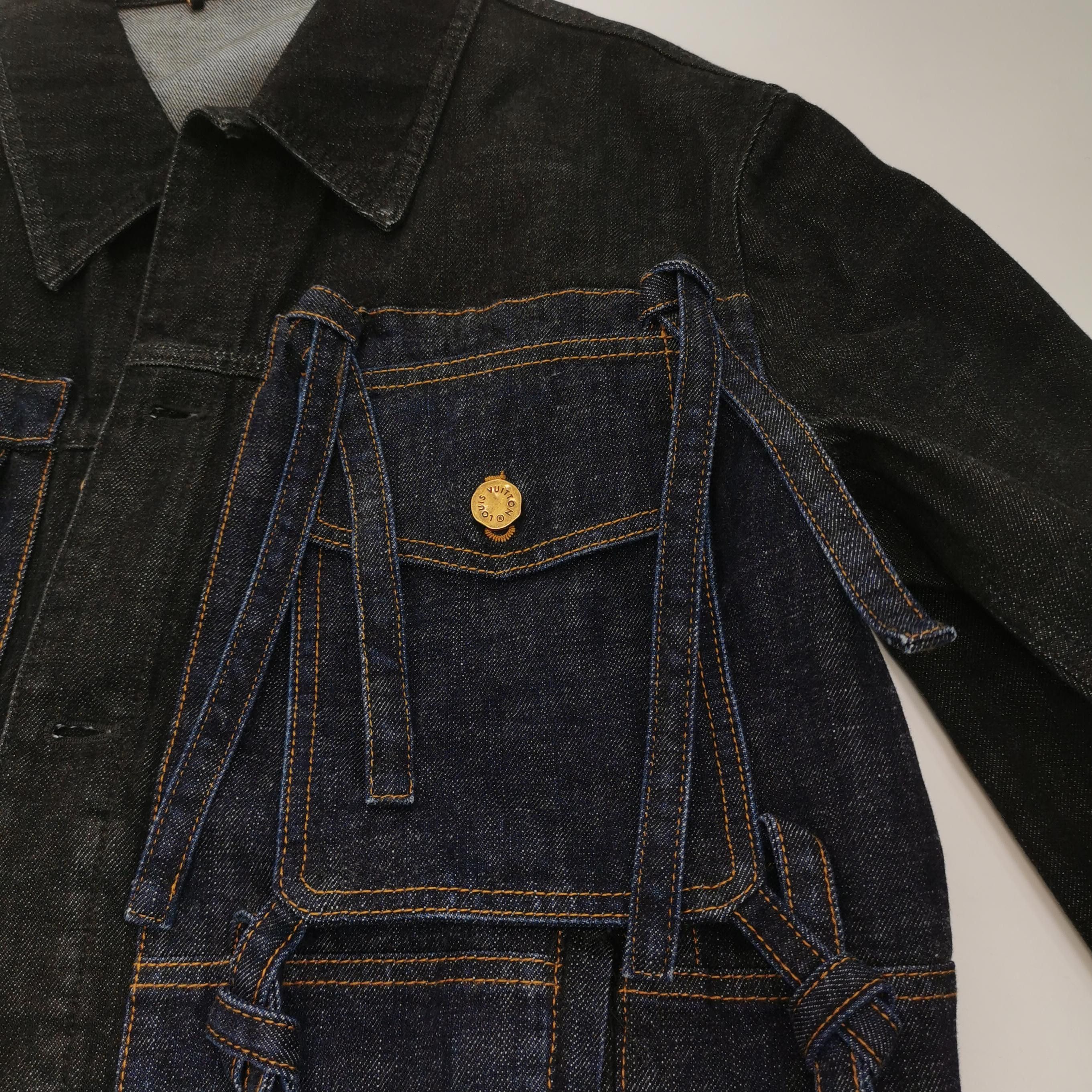 Louis Vuitton Louis Vuitton Denim Patchwork Jacket S/40 Size US XS / EU 42 / 0 - 5 Thumbnail
