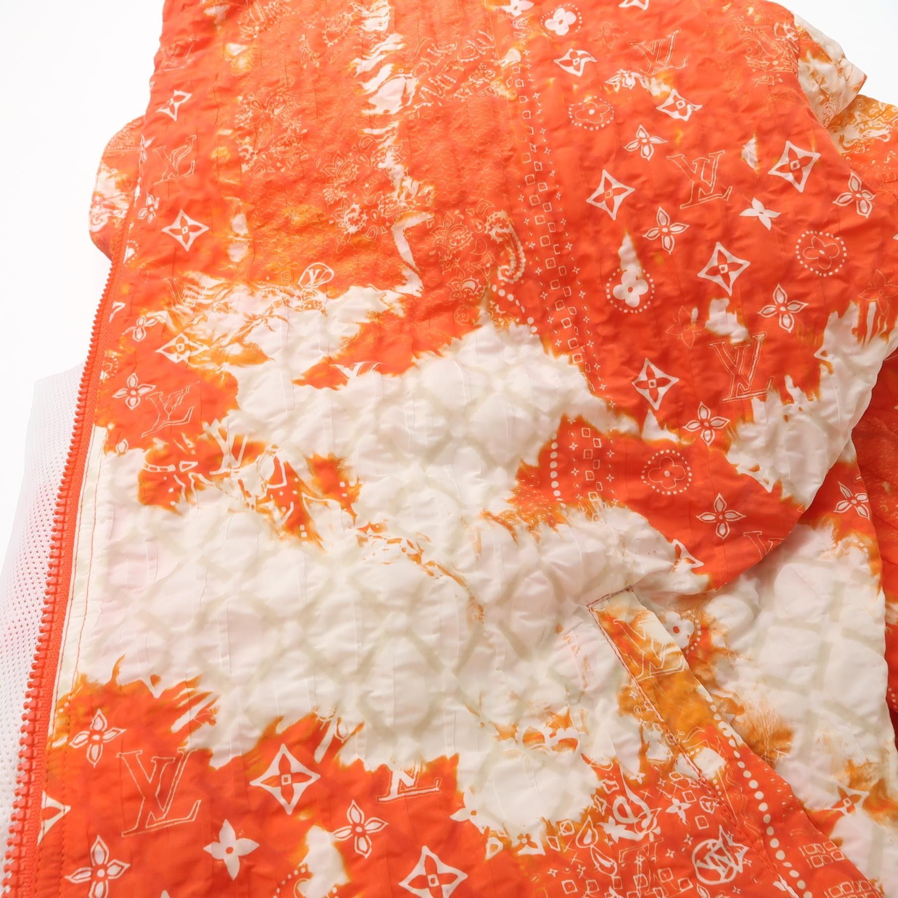 Louis Vuitton Louis Vuitton Orange Print Hooded Jacket Size US S / EU 44-46 / 1 - 5 Thumbnail