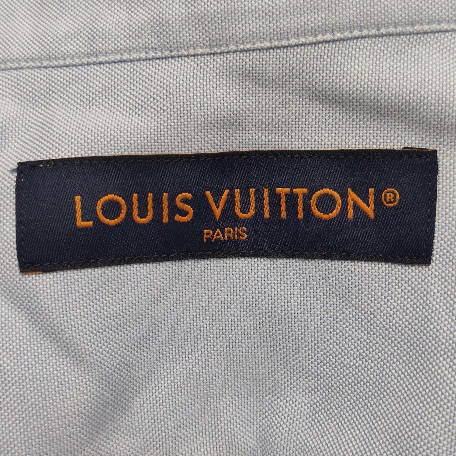 Louis Vuitton Louis Vuitton M Cotton Single-Breasted Lapel Shirt Size US L / EU 52-54 / 3 - 13 Thumbnail