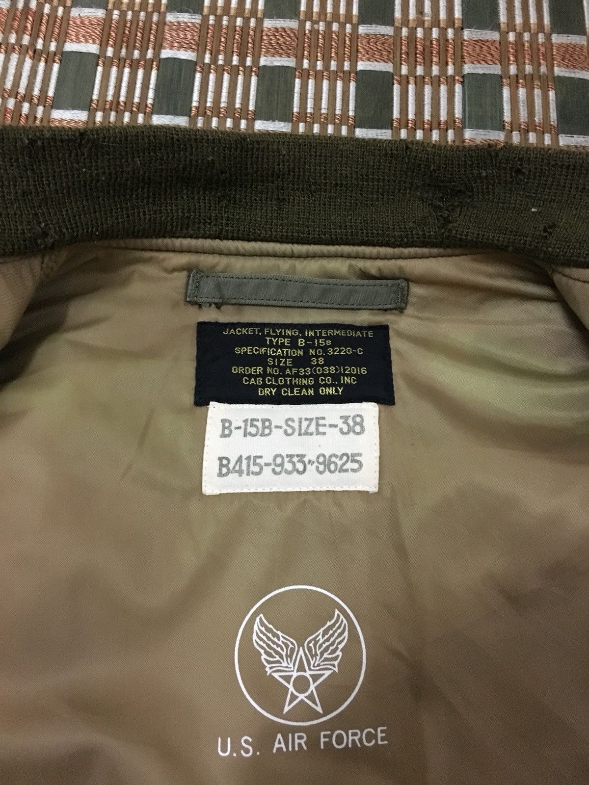 A.F.F.A. Jacket Flying Type B-15B Us Air Force bomber affa Size US M / EU 48-50 / 2 - 6 Thumbnail