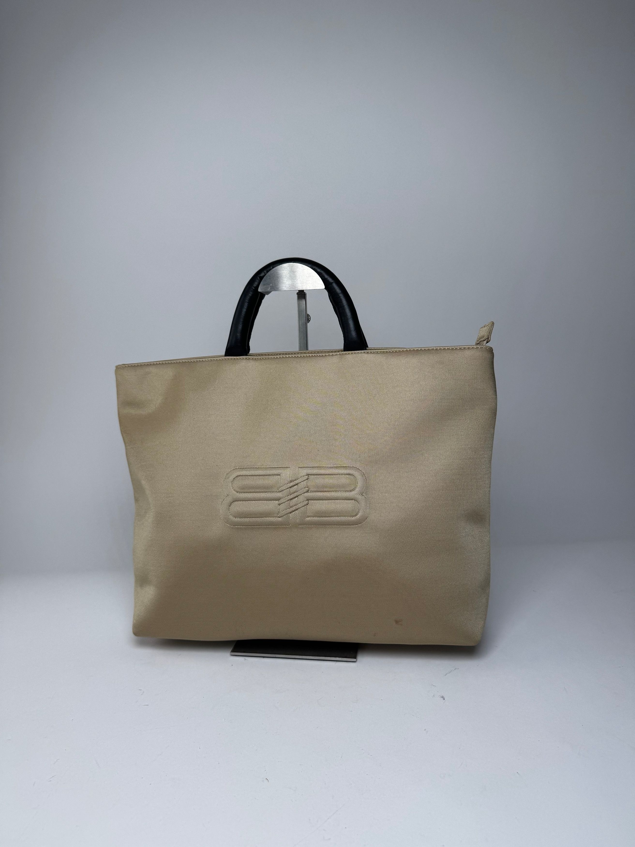 Balenciaga Vintage Canvas Leather Handbag Golden Black Size ONE SIZE - 13 Thumbnail