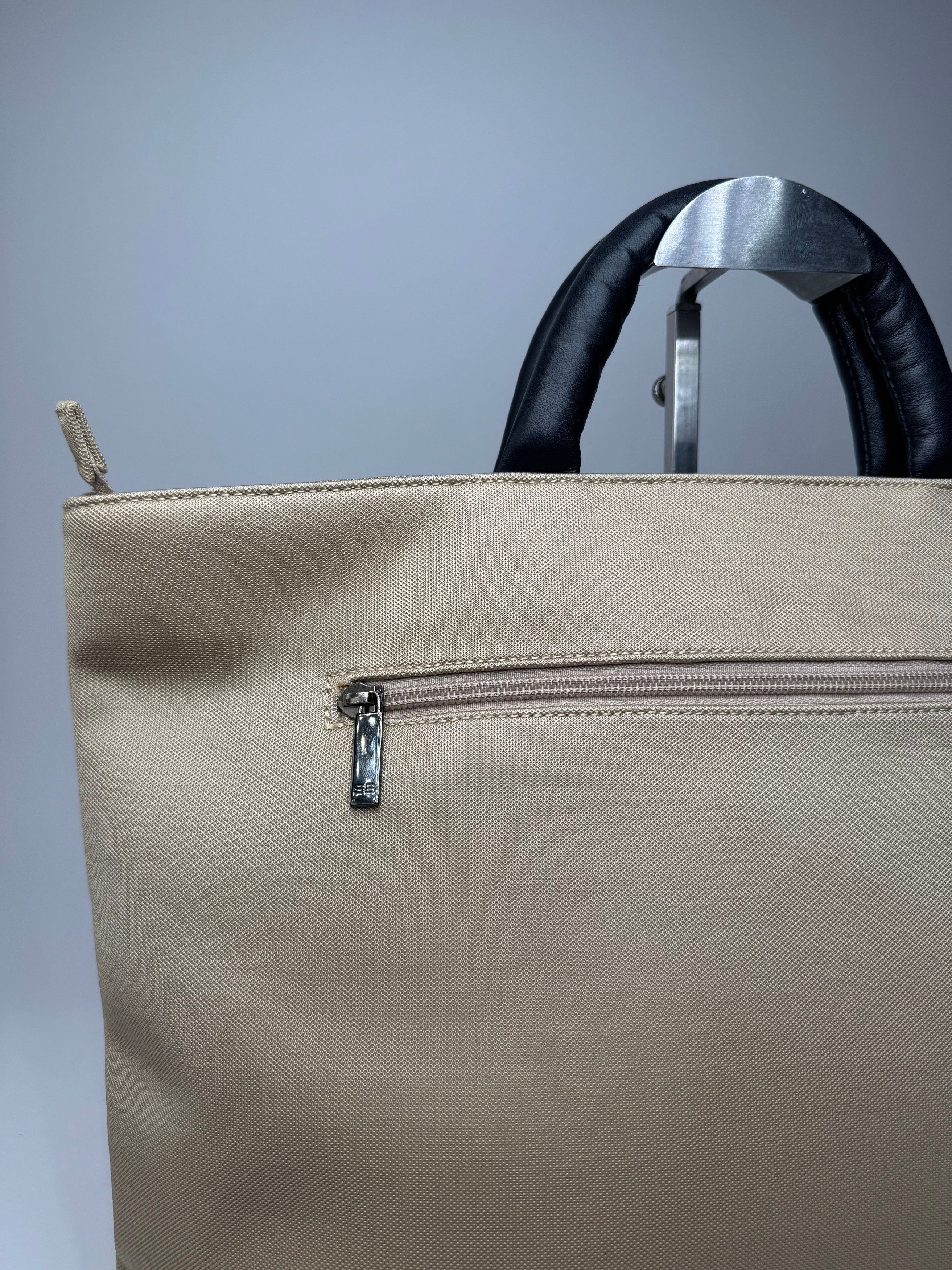 Balenciaga Vintage Canvas Leather Handbag Golden Black Size ONE SIZE - 9 Thumbnail