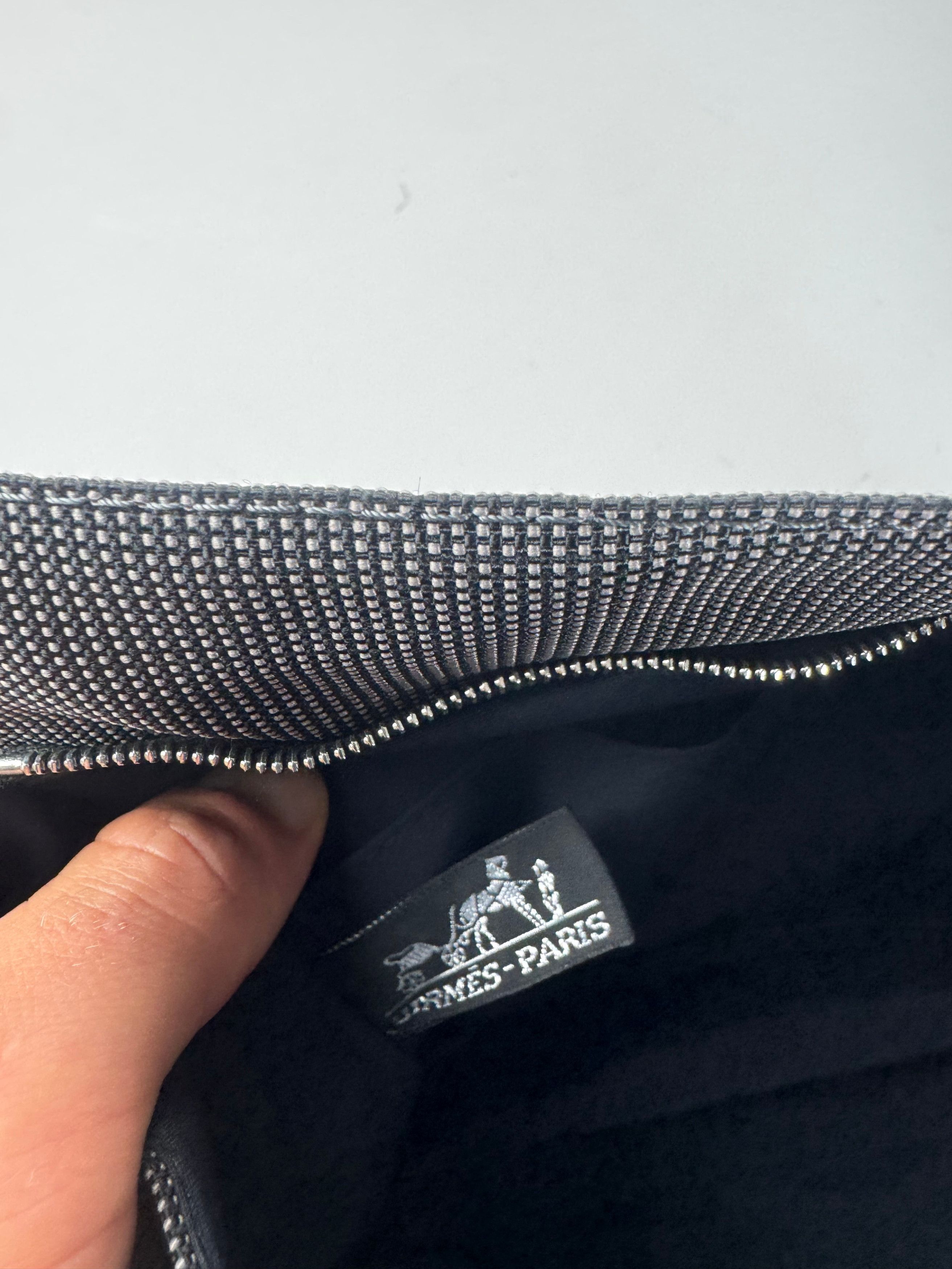 Other Vintage Hermes Paris Clutch Anthracite Black Size ONE SIZE - 3 Thumbnail