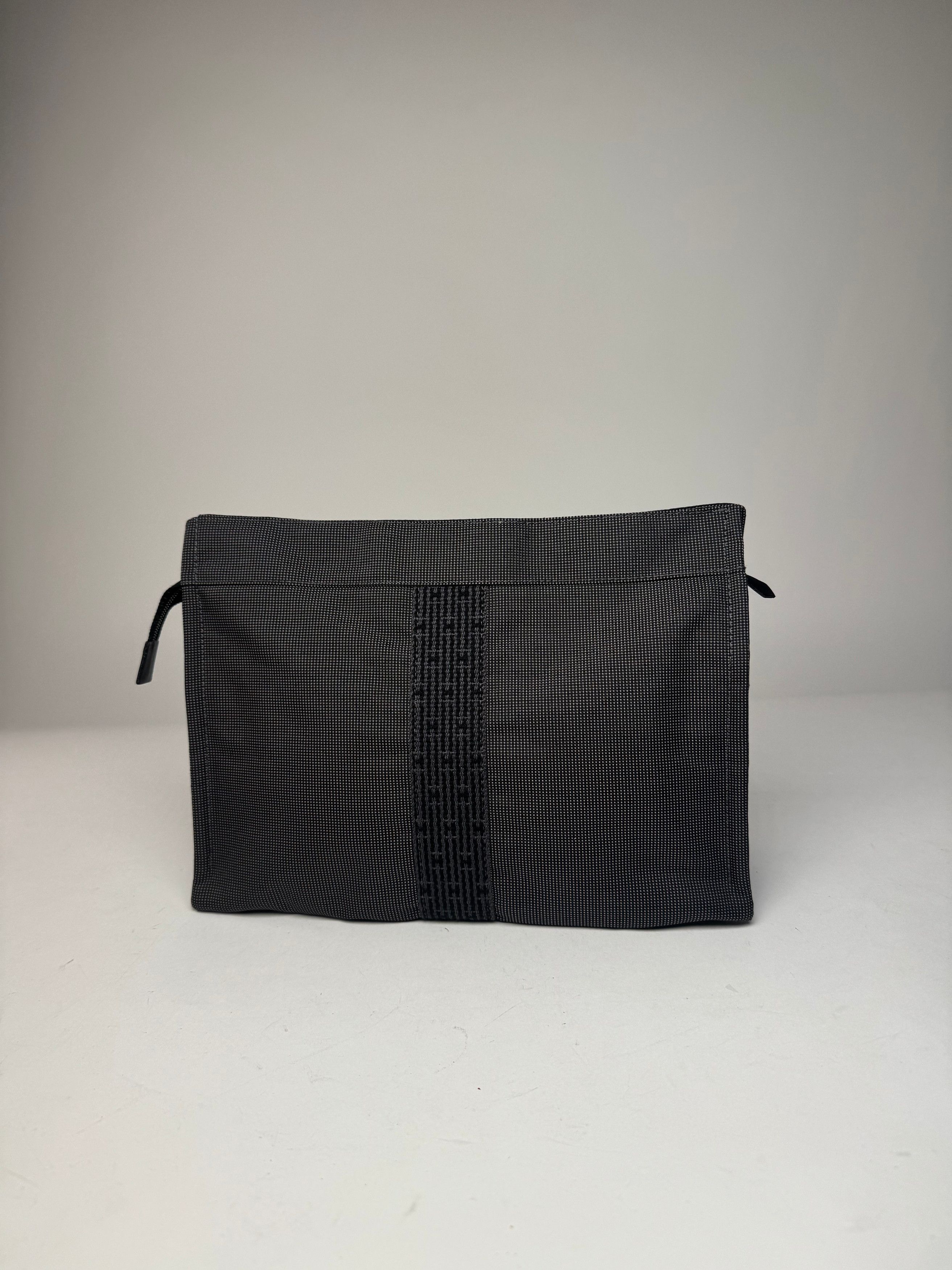 Other Vintage Hermes Paris Clutch Anthracite Black Size ONE SIZE - 12 Thumbnail
