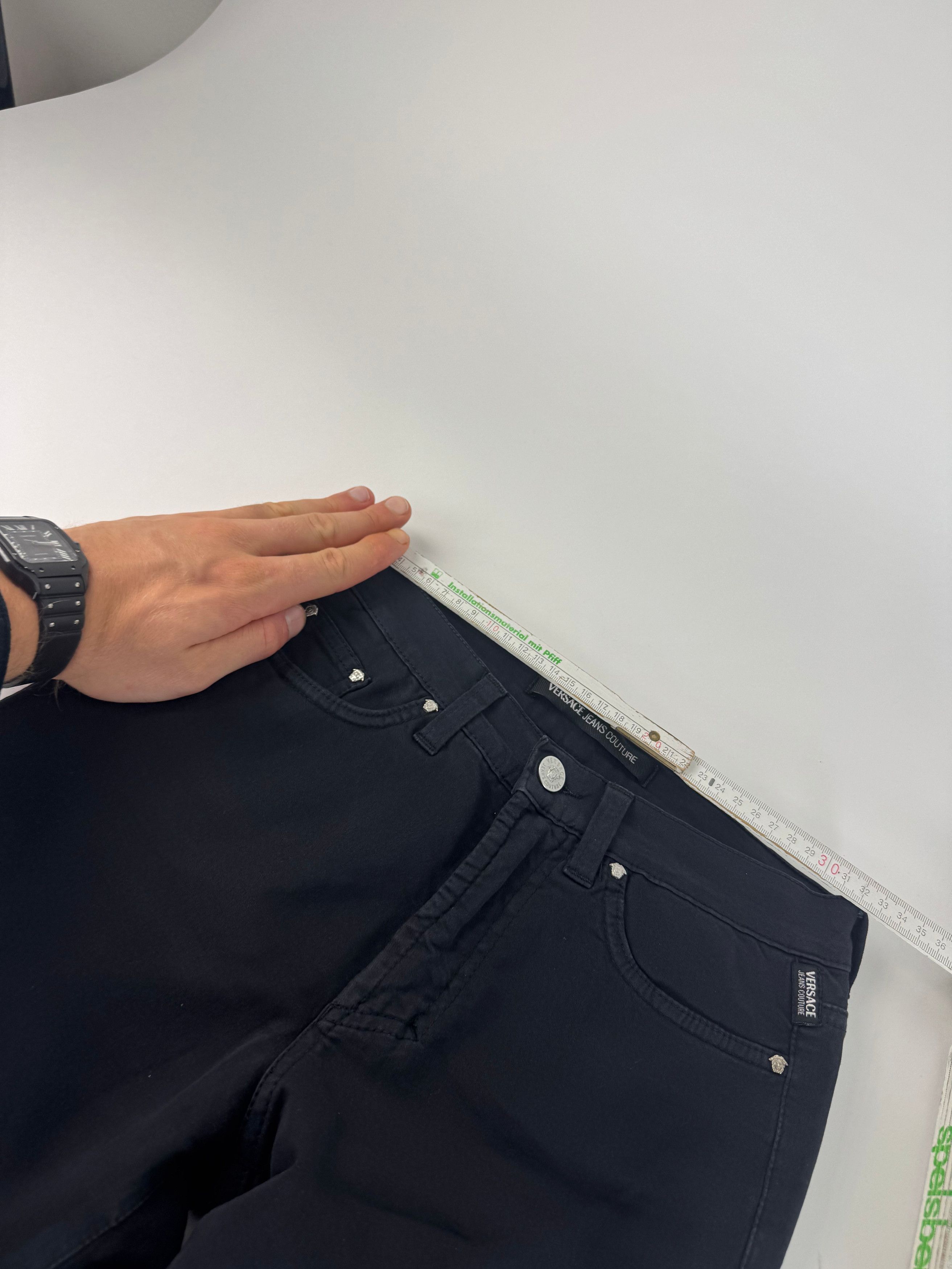 Versace Vintage Canvas Pants Black Size 27" / US 4 / IT 40 - 5 Thumbnail