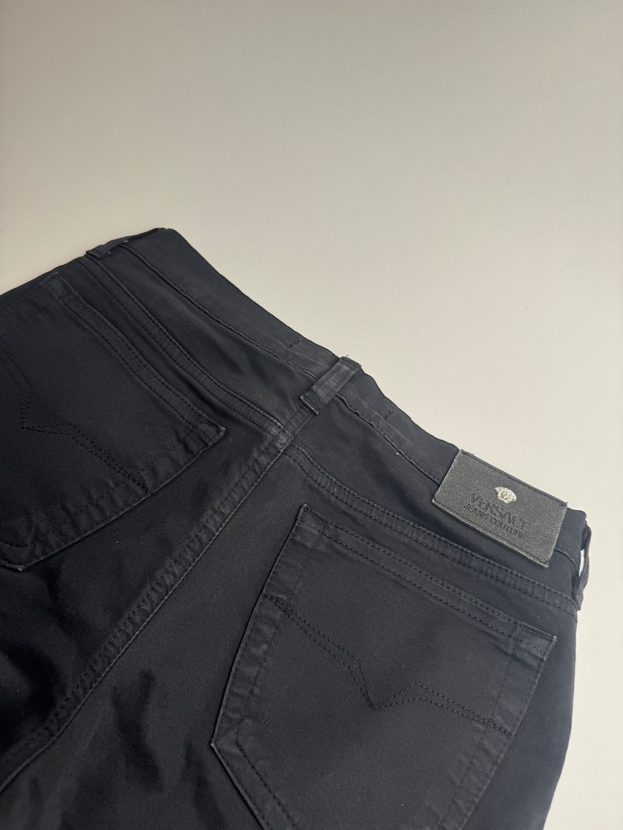 Versace Vintage Canvas Pants Black Size 27" / US 4 / IT 40 - 9 Thumbnail