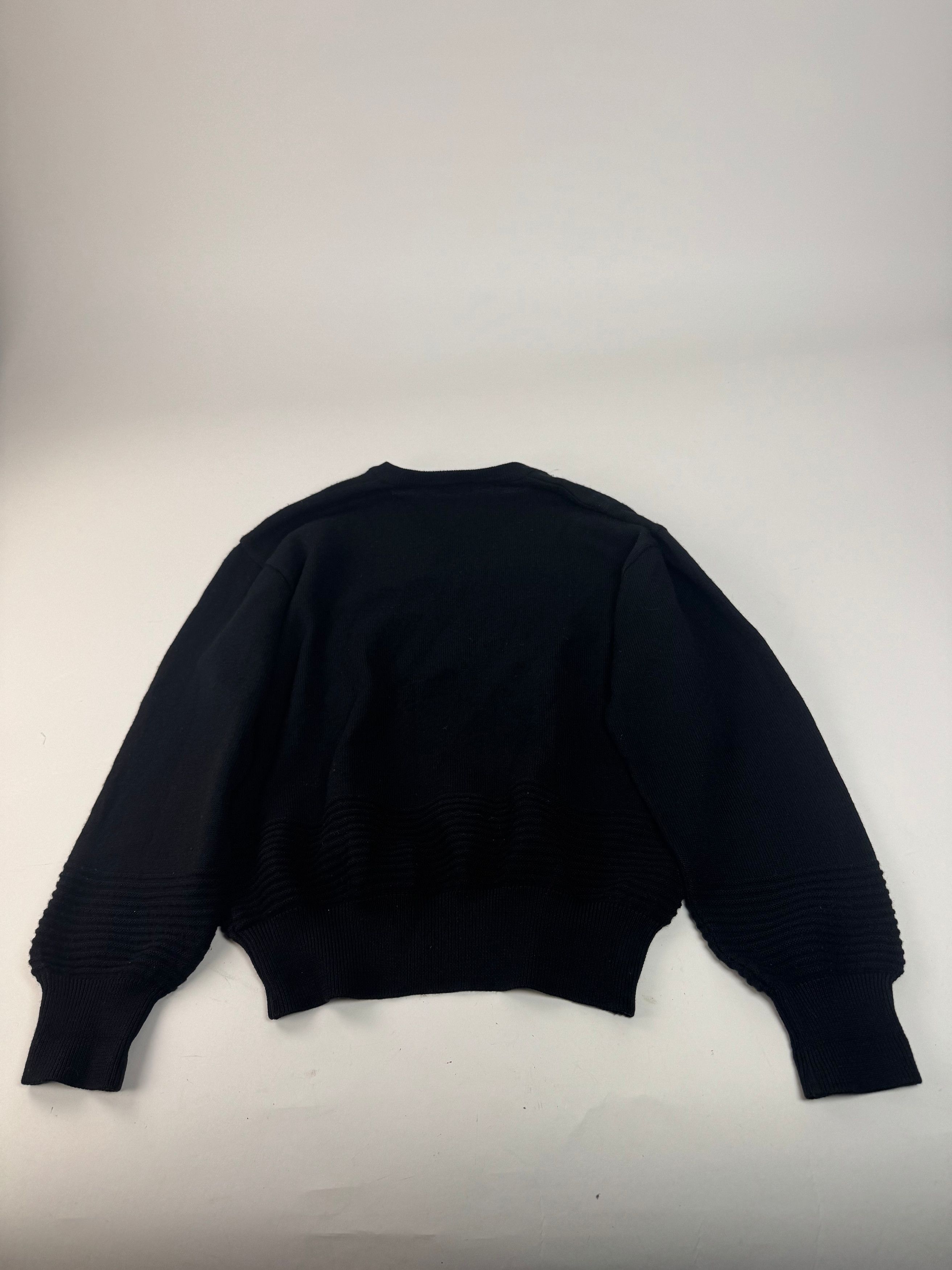 Balenciaga Vintage V-Neck Sweater Black L Size L / US 10 / IT 46 - 9 Thumbnail