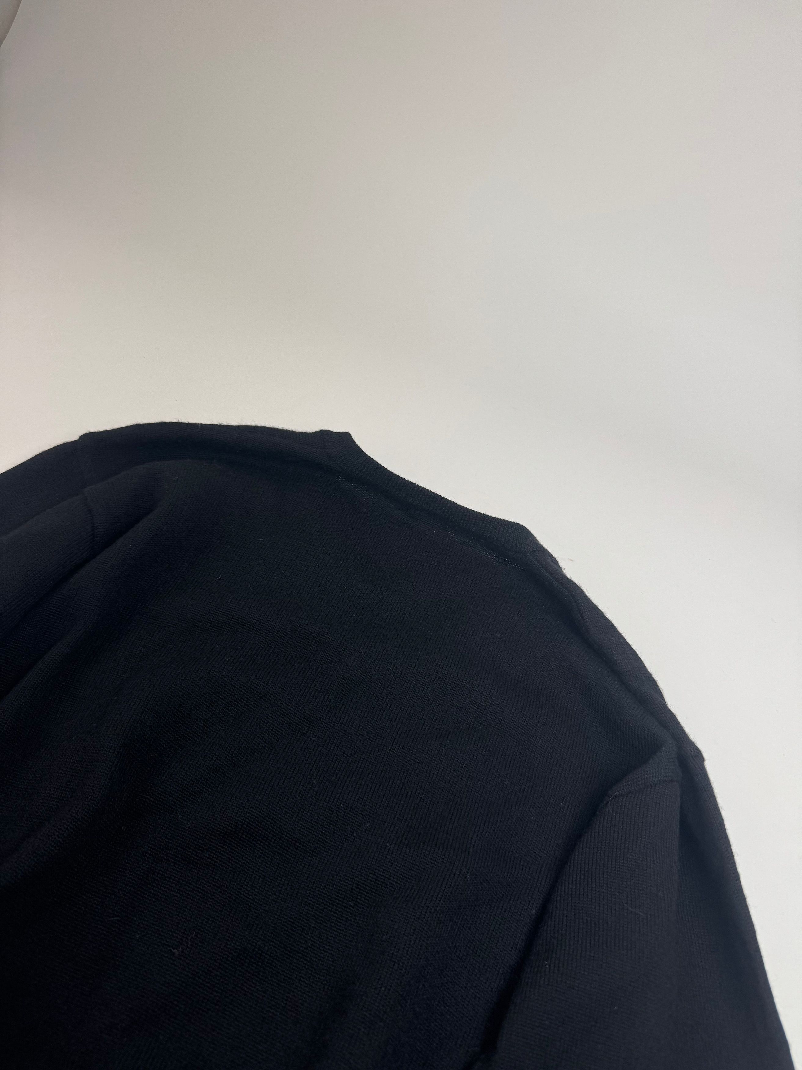 Balenciaga Vintage V-Neck Sweater Black L Size L / US 10 / IT 46 - 10 Thumbnail