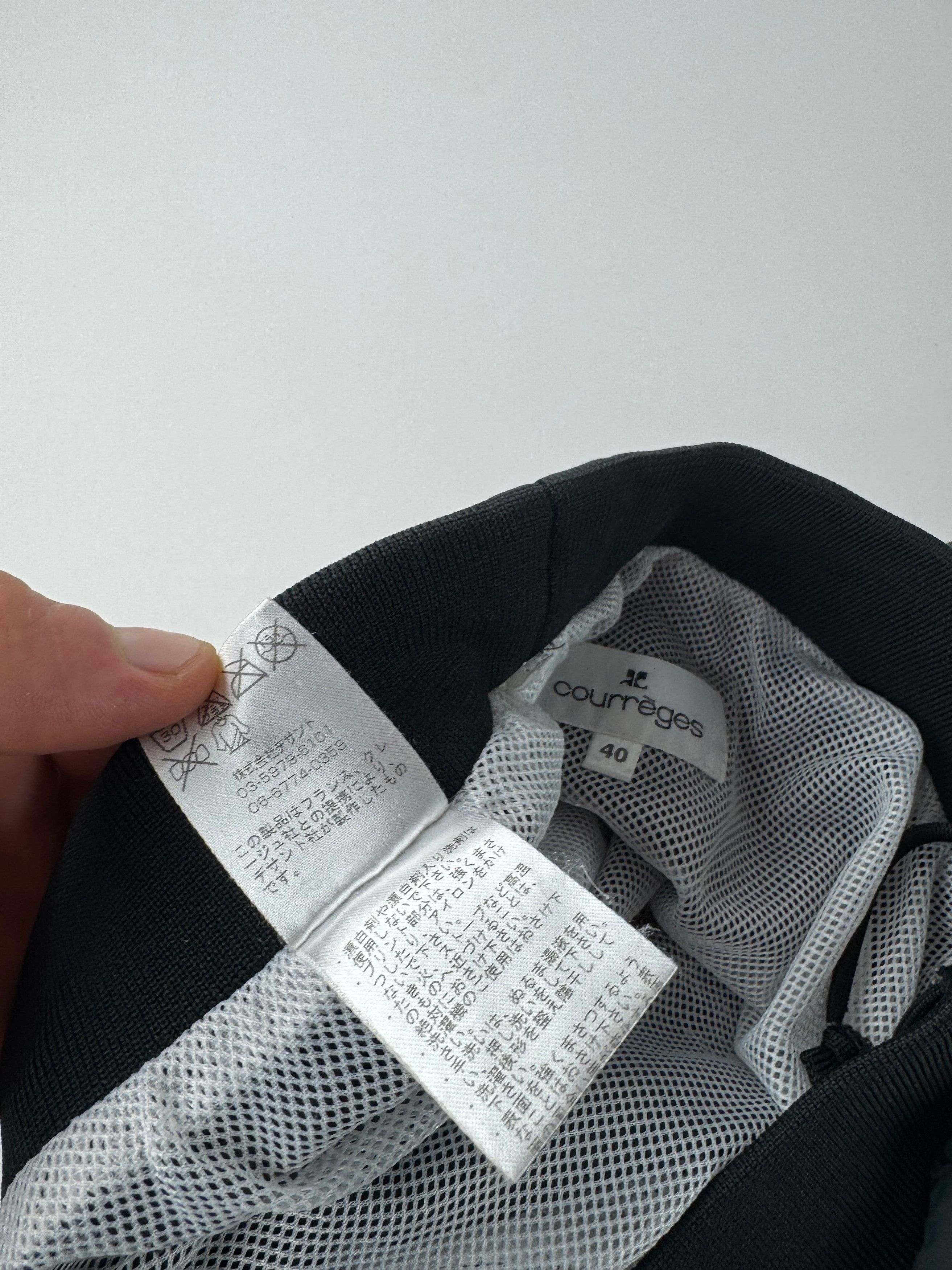 Courreges Vintage Paris Trackpants Black Size 27" / US 4 / IT 40 - 5 Thumbnail