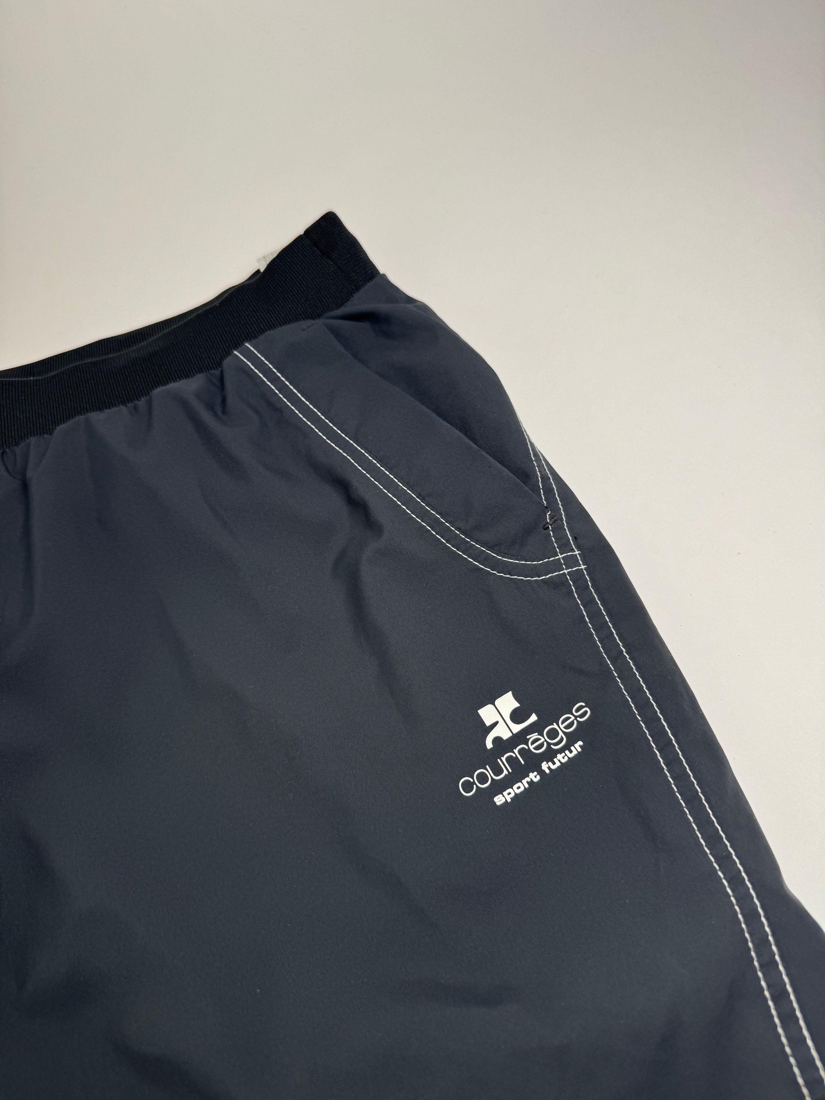Courreges Vintage Paris Trackpants Black Size 27" / US 4 / IT 40 - 3 Thumbnail