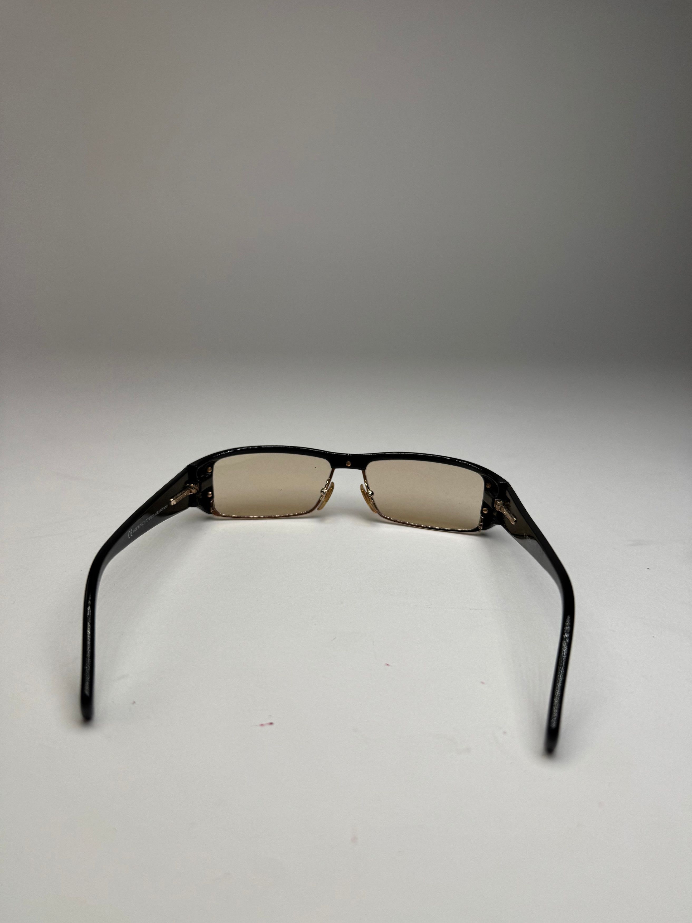 Gucci Vintage Sunglasses Black Brown Size ONE SIZE - 5 Thumbnail