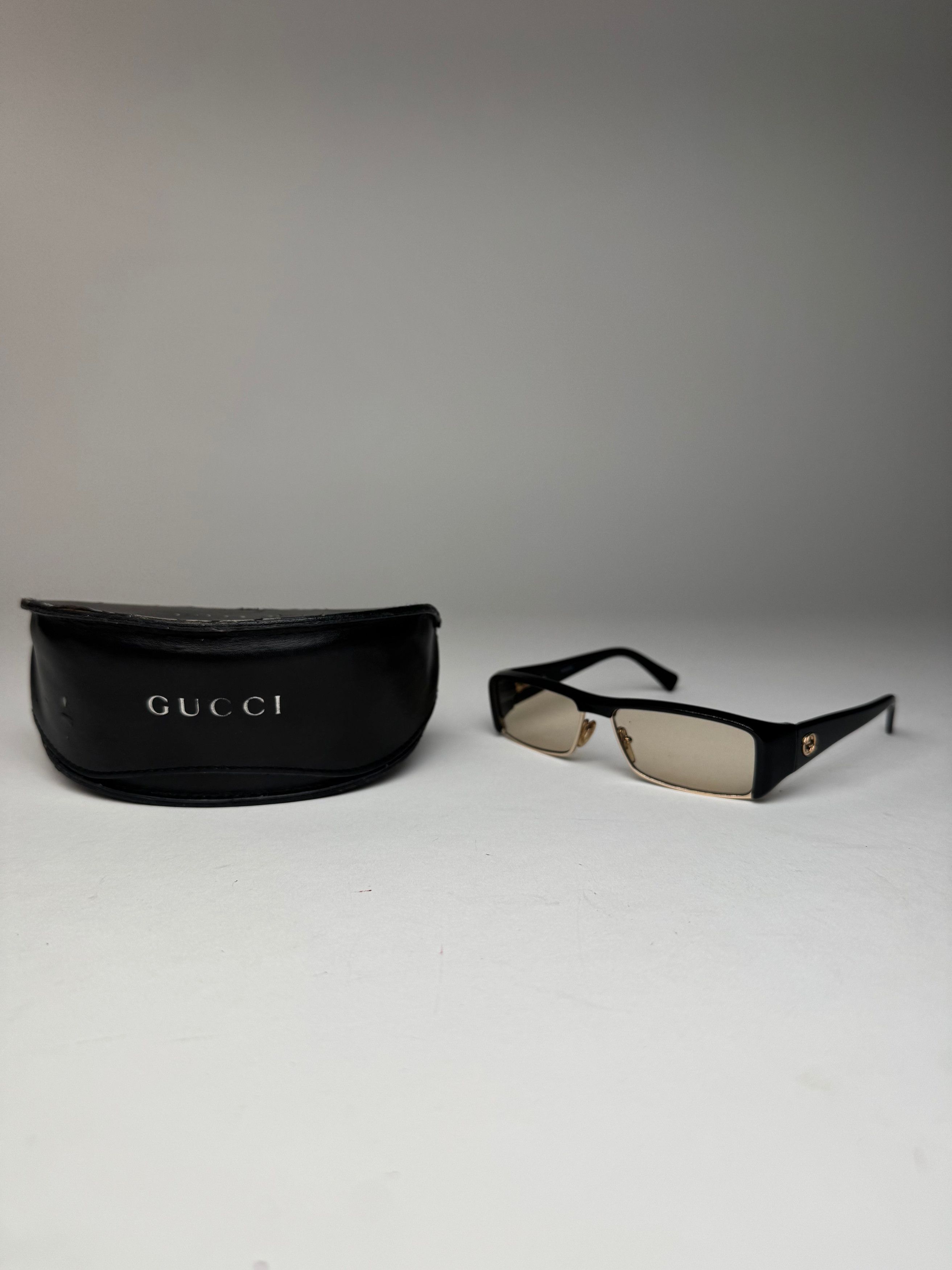 Gucci Vintage Sunglasses Black Brown Size ONE SIZE - 15 Thumbnail