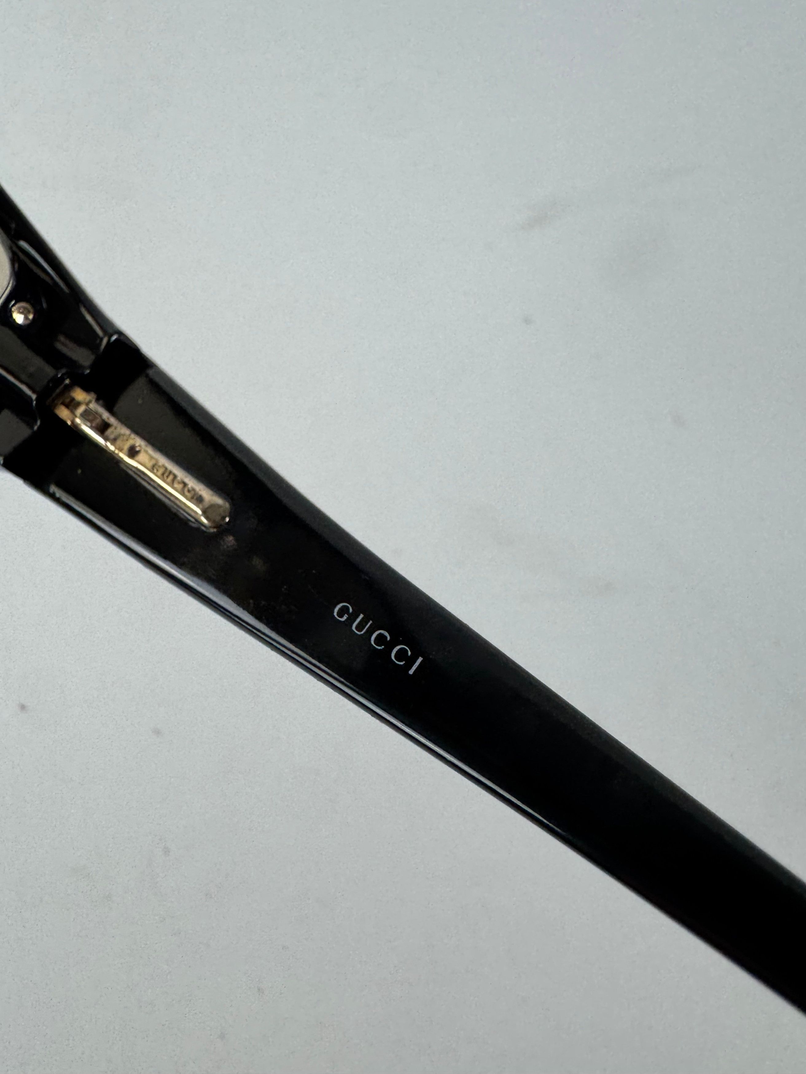 Gucci Vintage Sunglasses Black Brown Size ONE SIZE - 8 Thumbnail