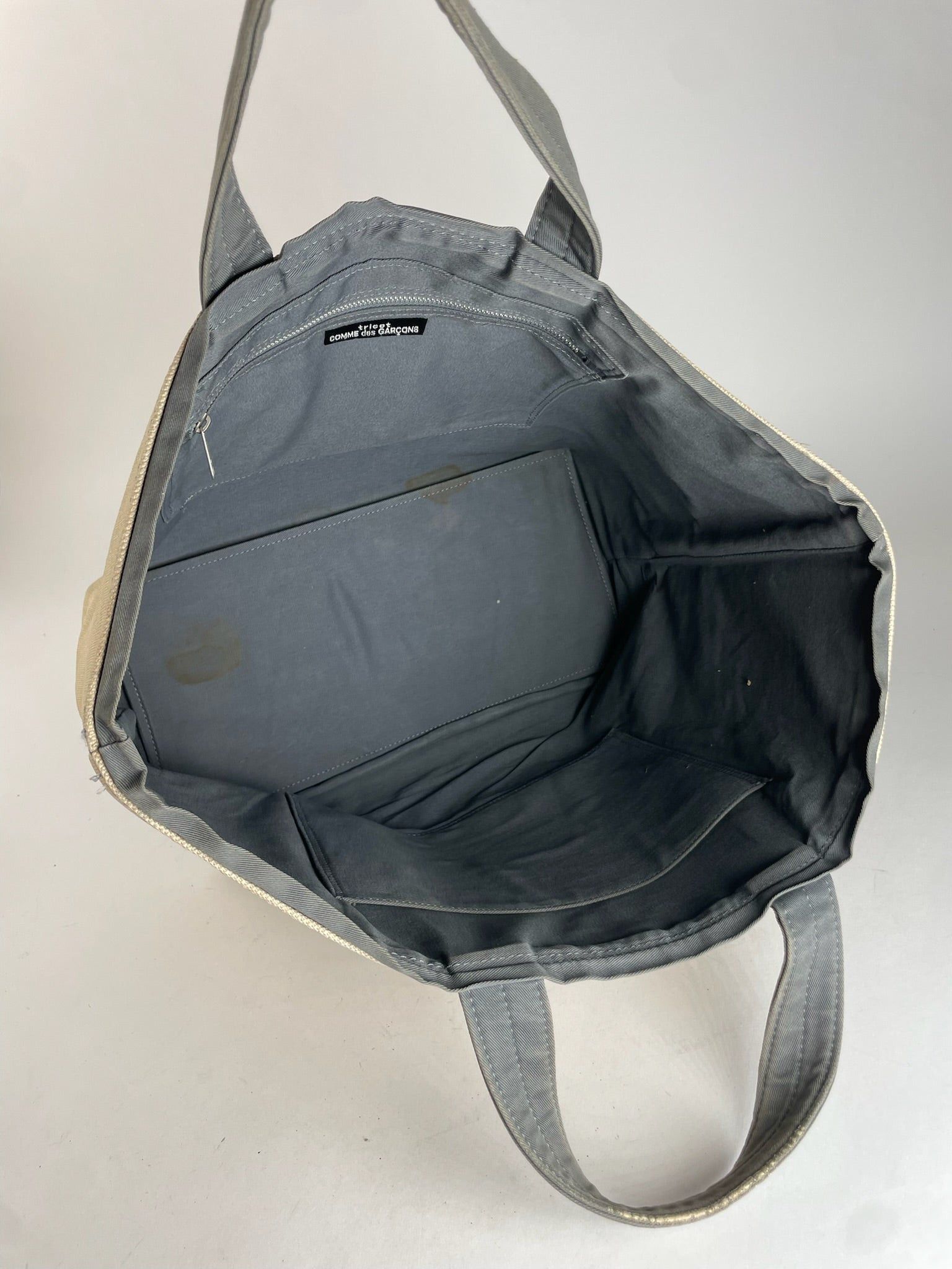 Comme des Garcons Vintage Comme Des Garçons Tote Bag Black Beige Size ONE SIZE - 5 Thumbnail