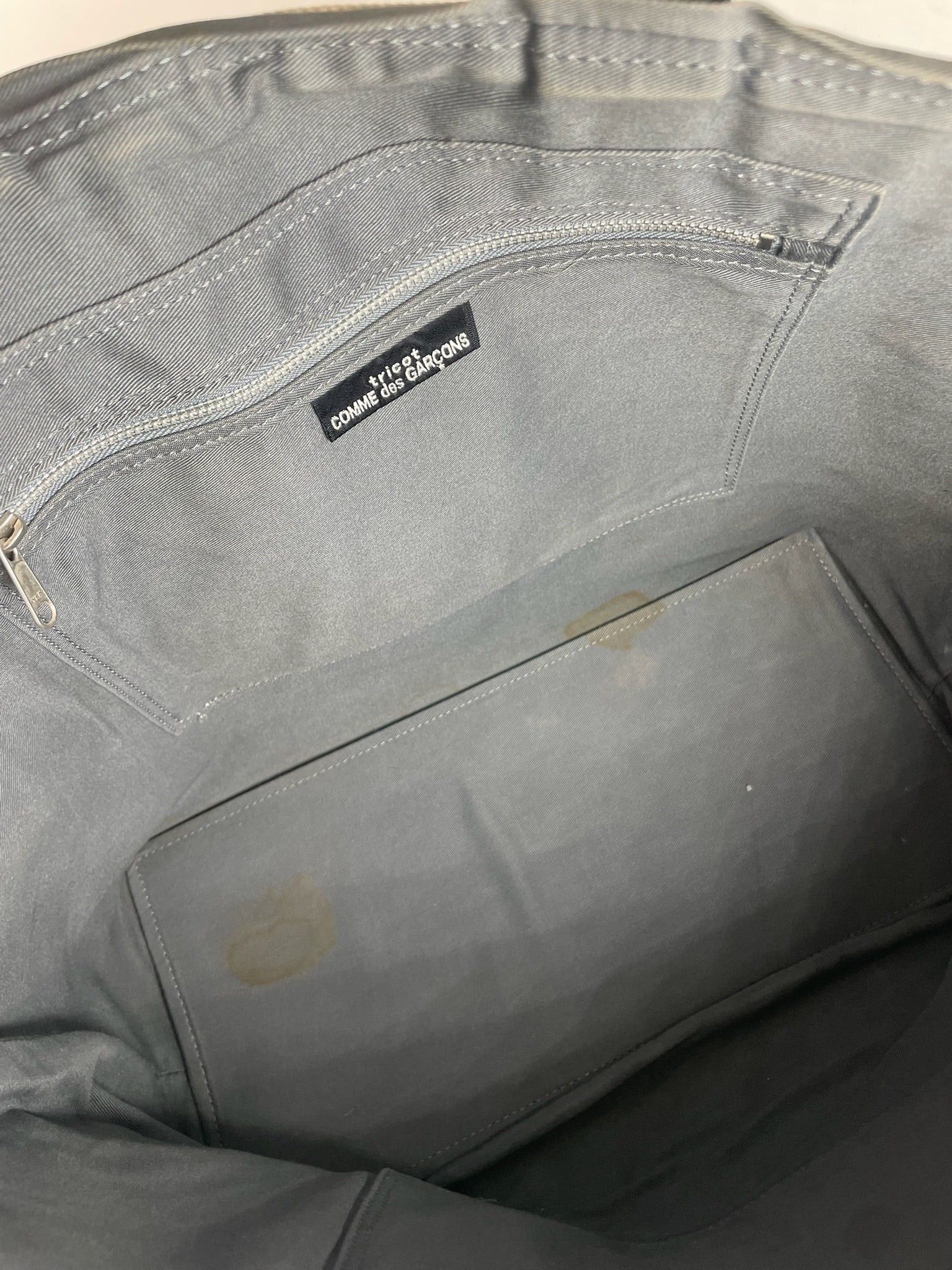 Comme des Garcons Vintage Comme Des Garçons Tote Bag Black Beige Size ONE SIZE - 7 Thumbnail