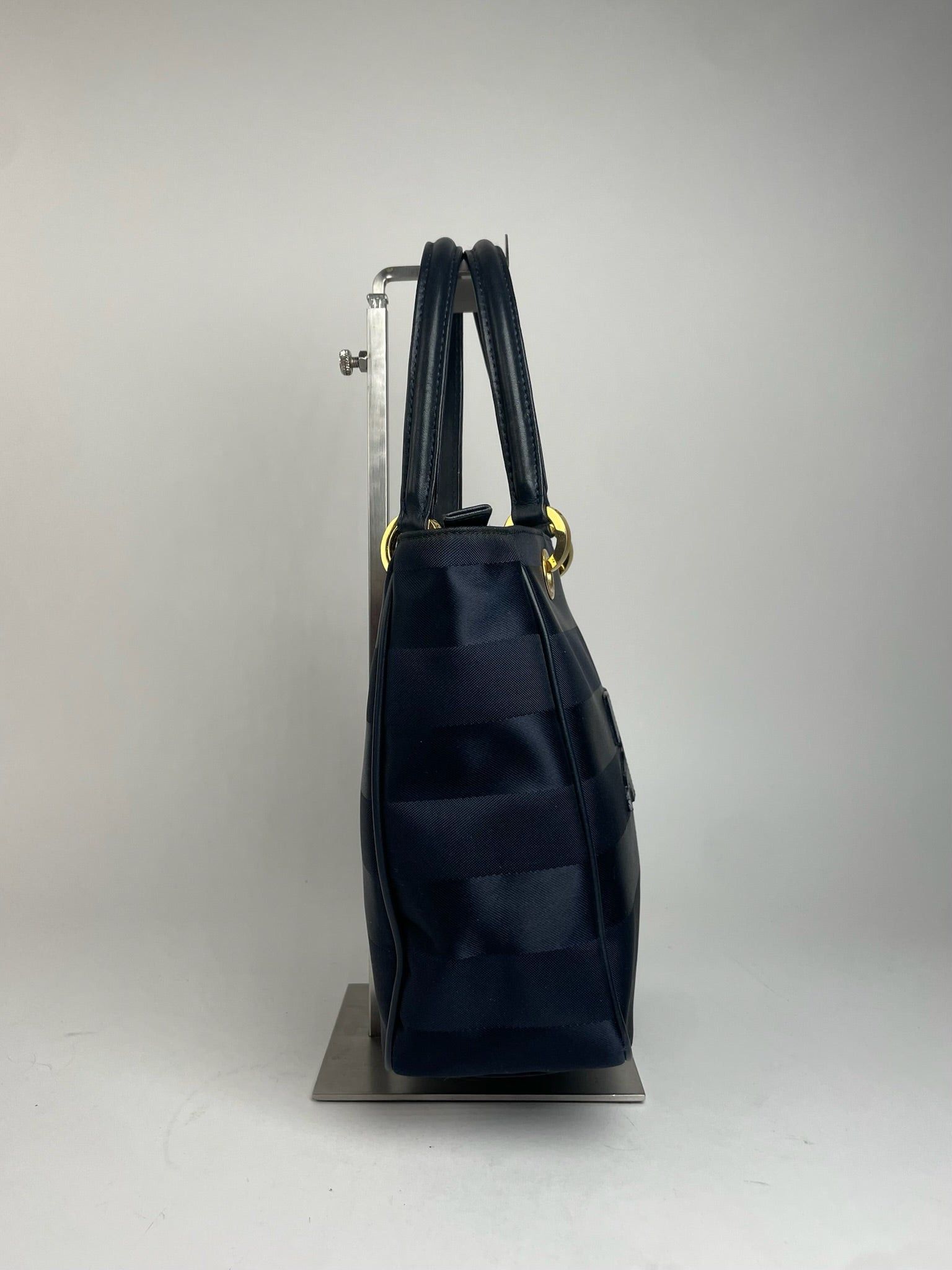 Courreges Vintage Monogram Bag Black Grey Size ONE SIZE - 7 Thumbnail