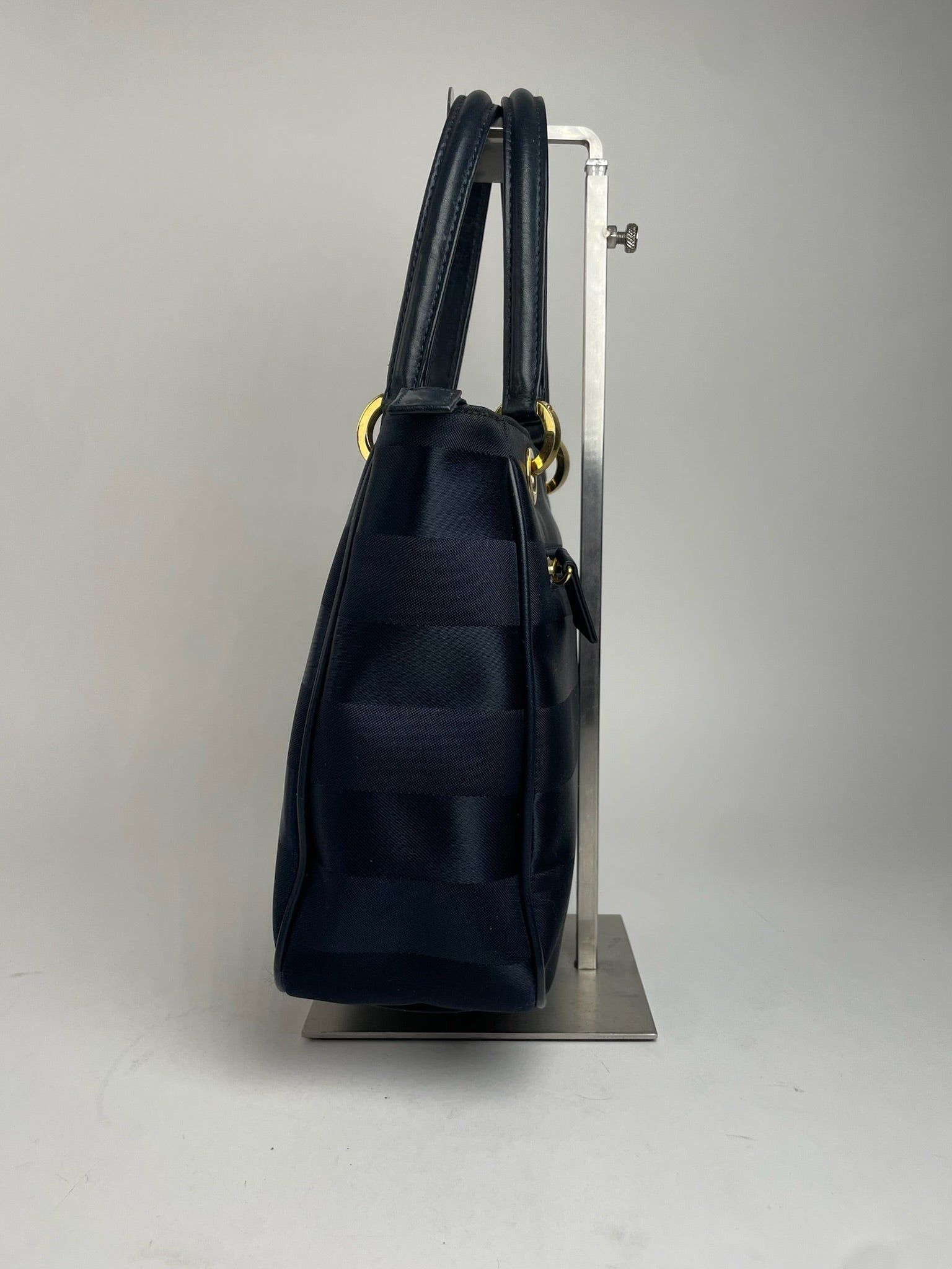 Courreges Vintage Monogram Bag Black Grey Size ONE SIZE - 9 Thumbnail