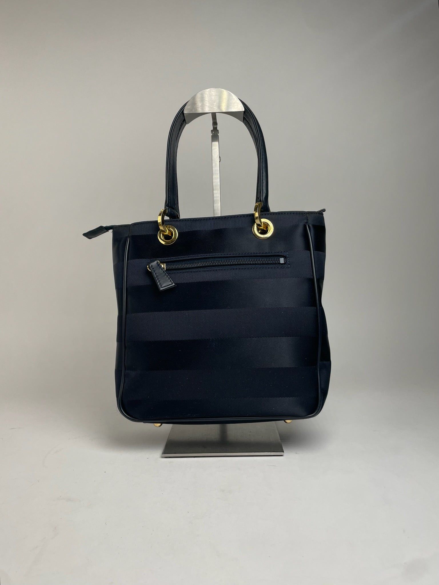 Courreges Vintage Monogram Bag Black Grey Size ONE SIZE - 6 Thumbnail