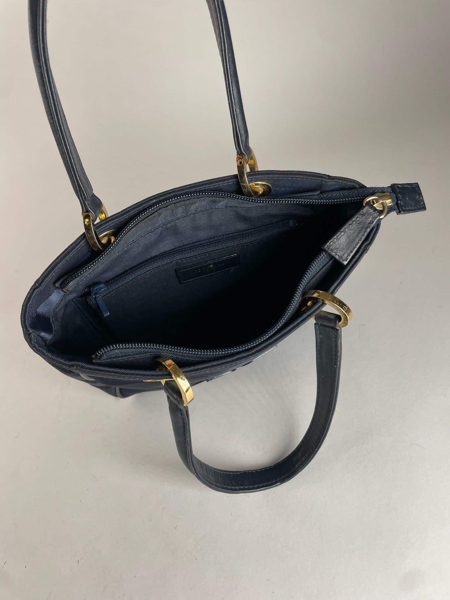 Courreges Vintage Monogram Bag Black Grey Size ONE SIZE - 4 Thumbnail