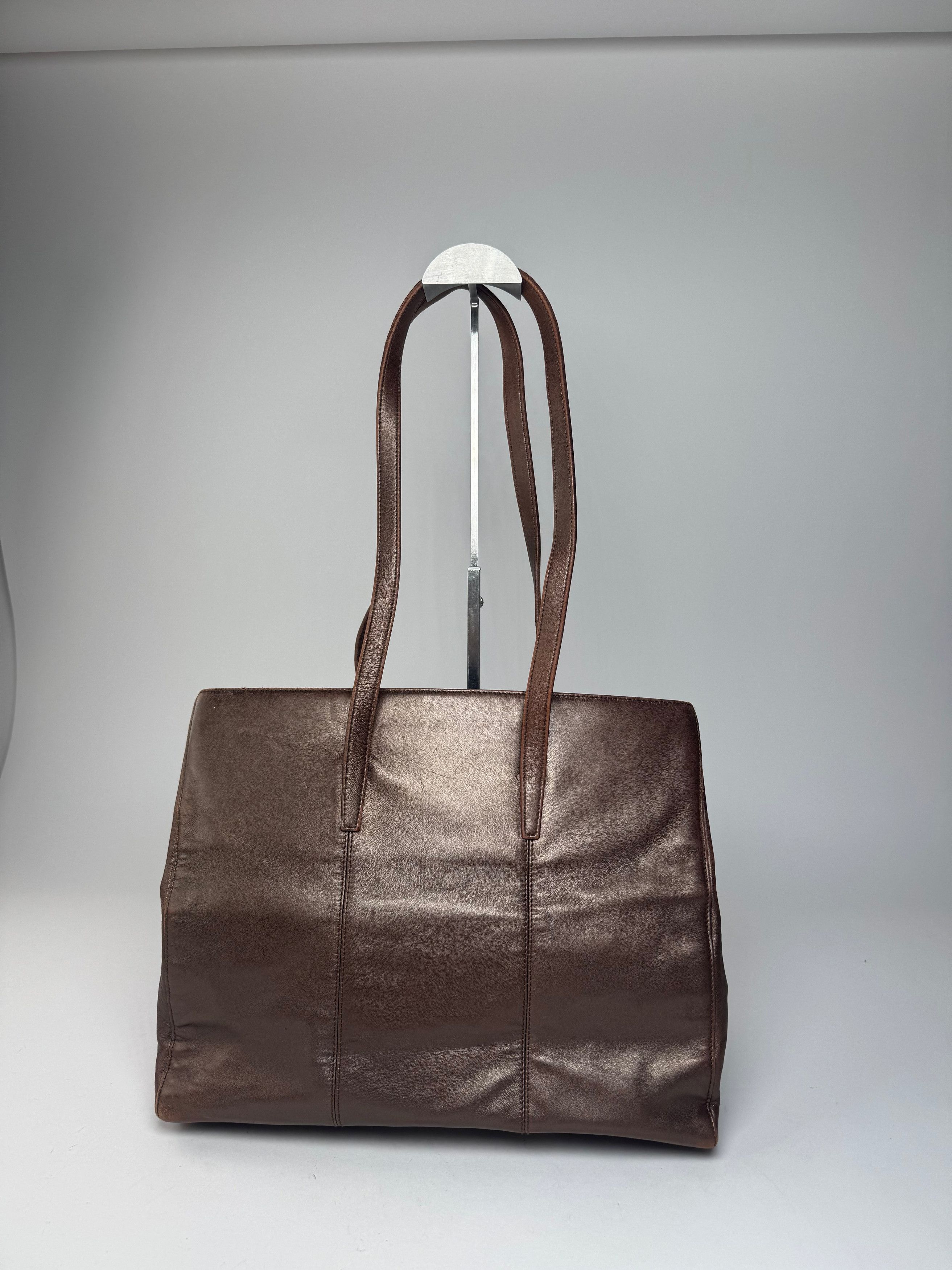 Loewe Vintage Madrid Leather Tote Bag Bronze Size ONE SIZE - 9 Thumbnail