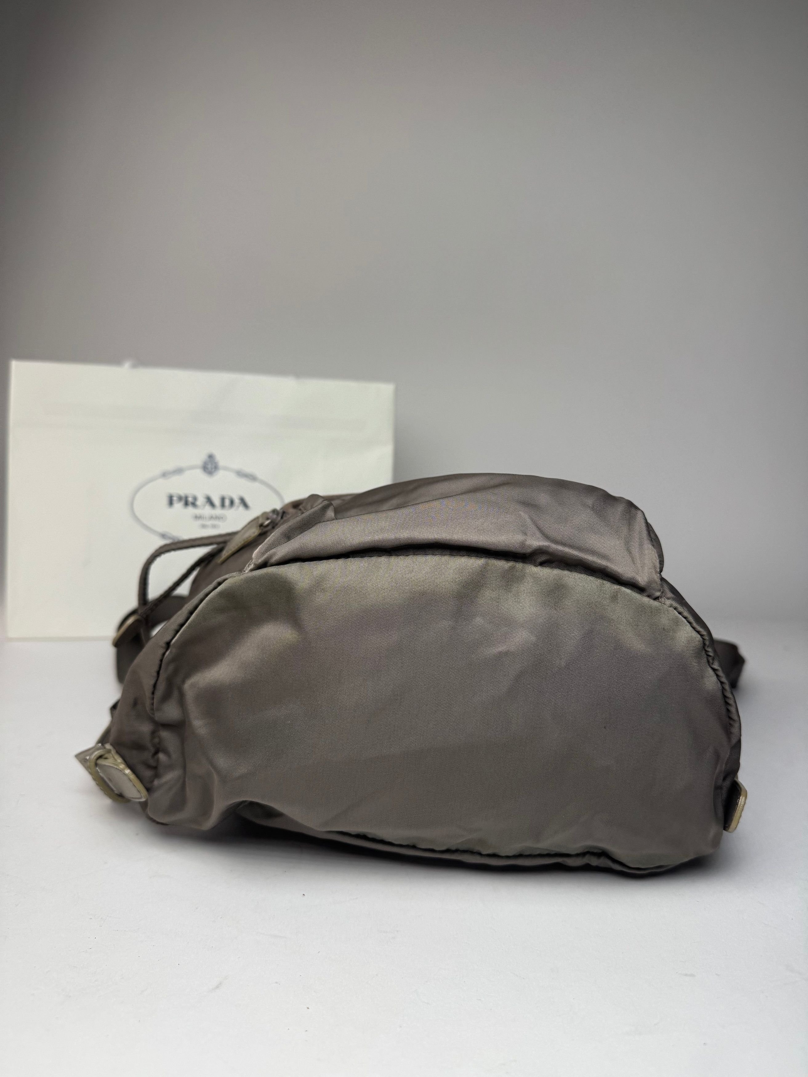 Prada Vintage Polyester Backpack Brown Size ONE SIZE - 11 Thumbnail