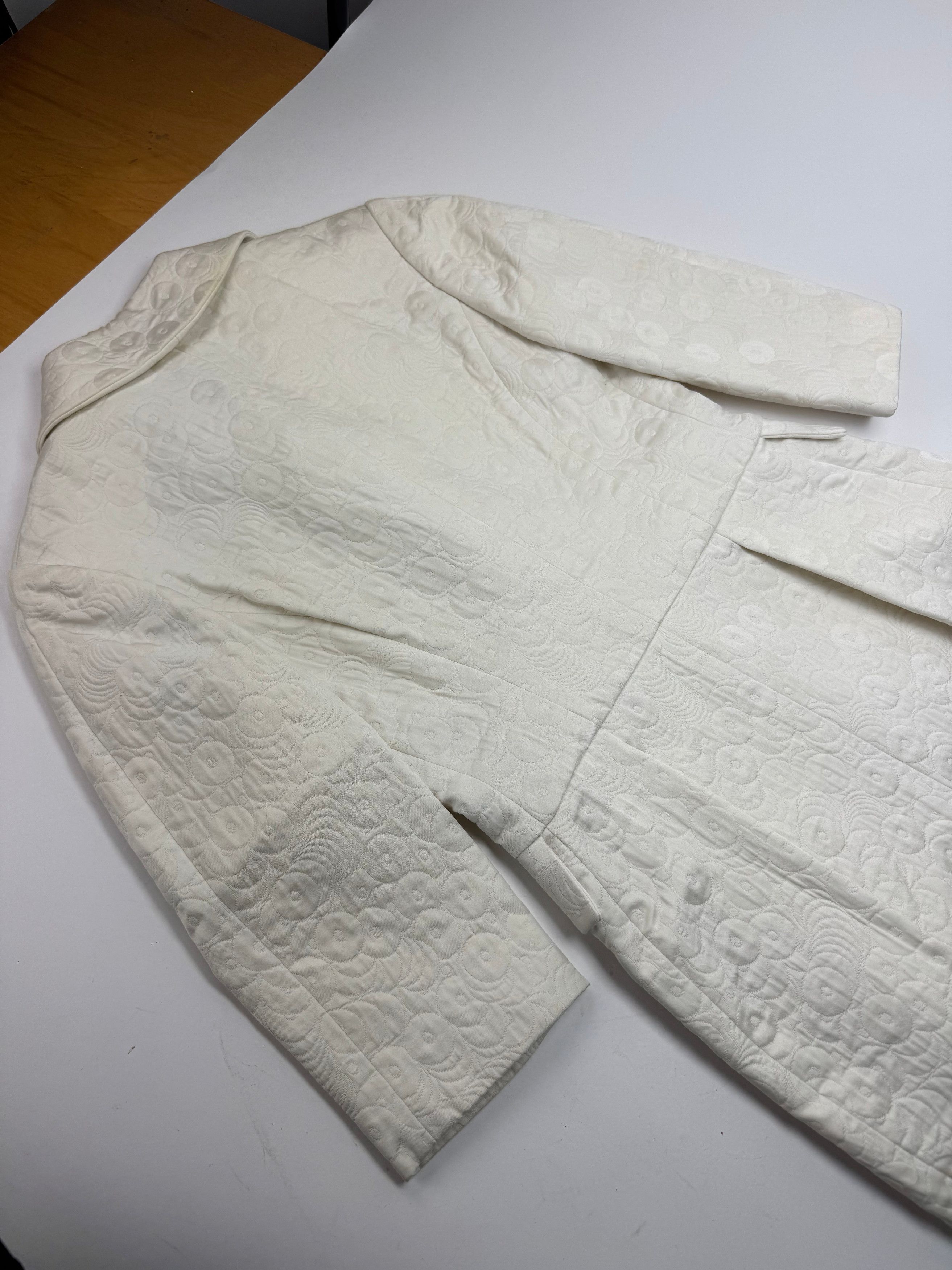 Salvatore Ferragamo Vintage Monogram Dress White M Size M / US 6-8 / IT 42-44 - 11 Thumbnail