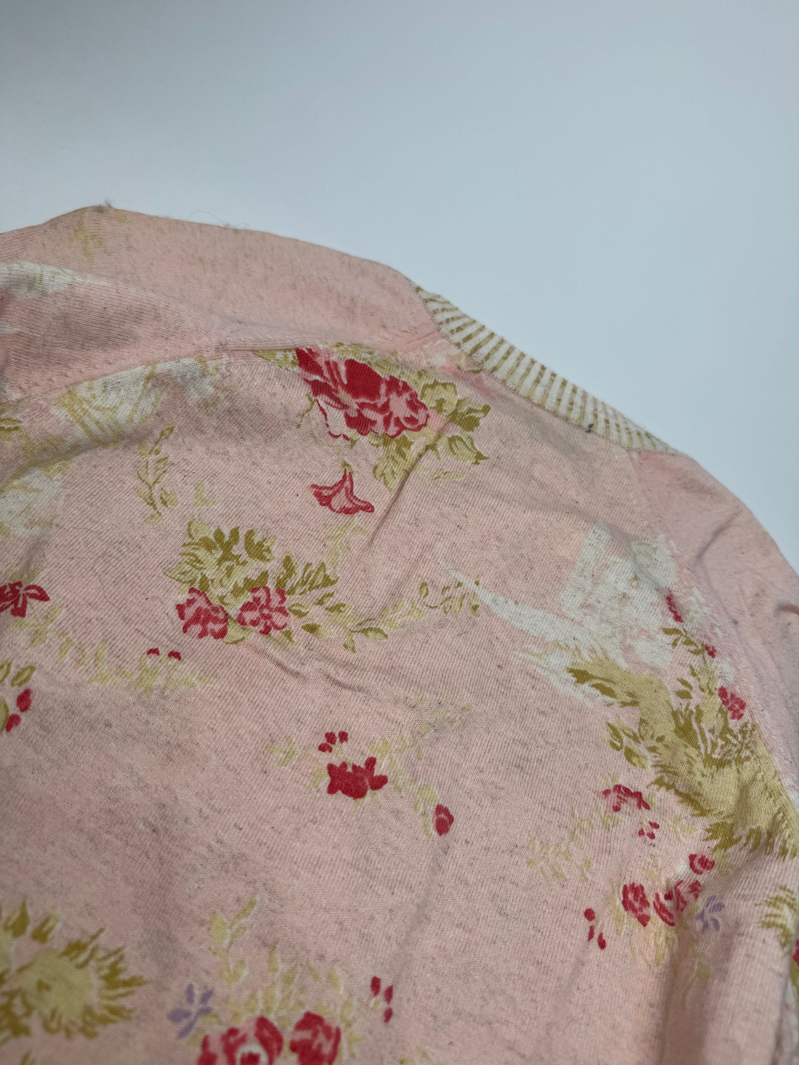 Comme des Garcons Vintage Comme Des Garçons floral Cardigan Pink Size M / US 6-8 / IT 42-44 - 11 Thumbnail