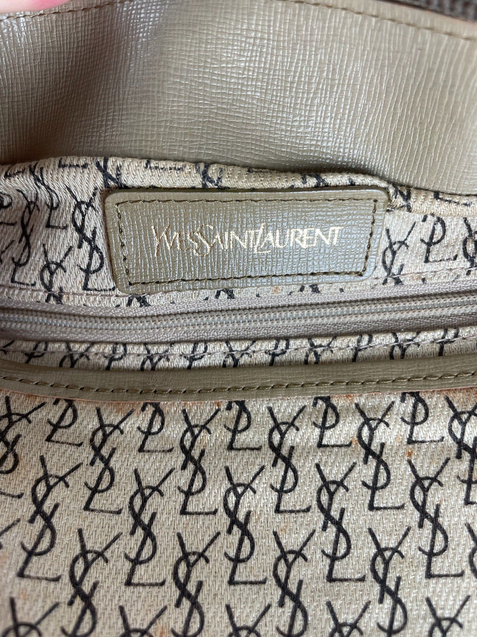 Other Vintage Yves Saint Laurent Stone Patternd Leather Multiway B Size ONE SIZE - 6 Thumbnail