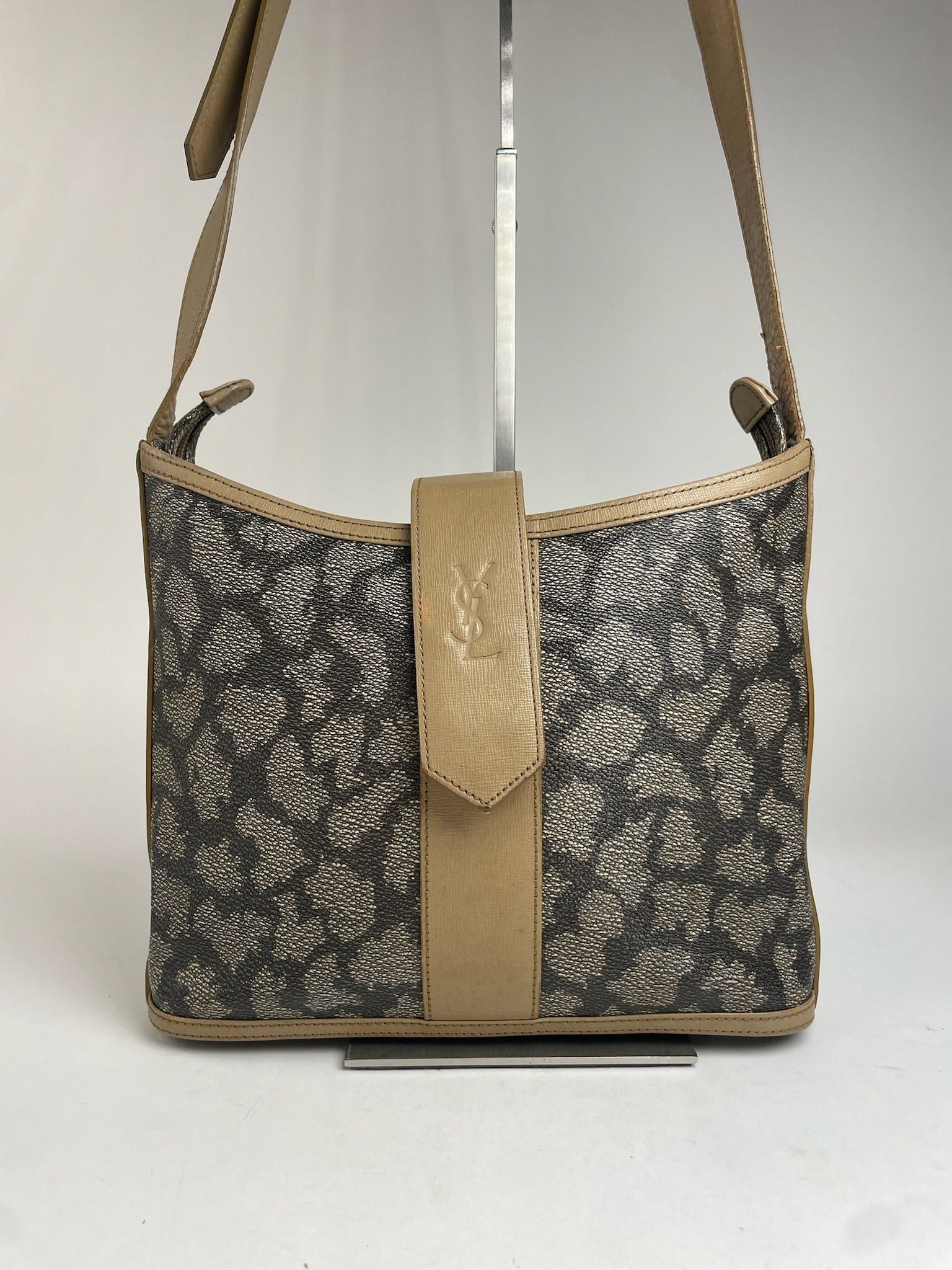 Other Vintage Yves Saint Laurent Stone Patternd Leather Multiway B Size ONE SIZE - 12 Thumbnail