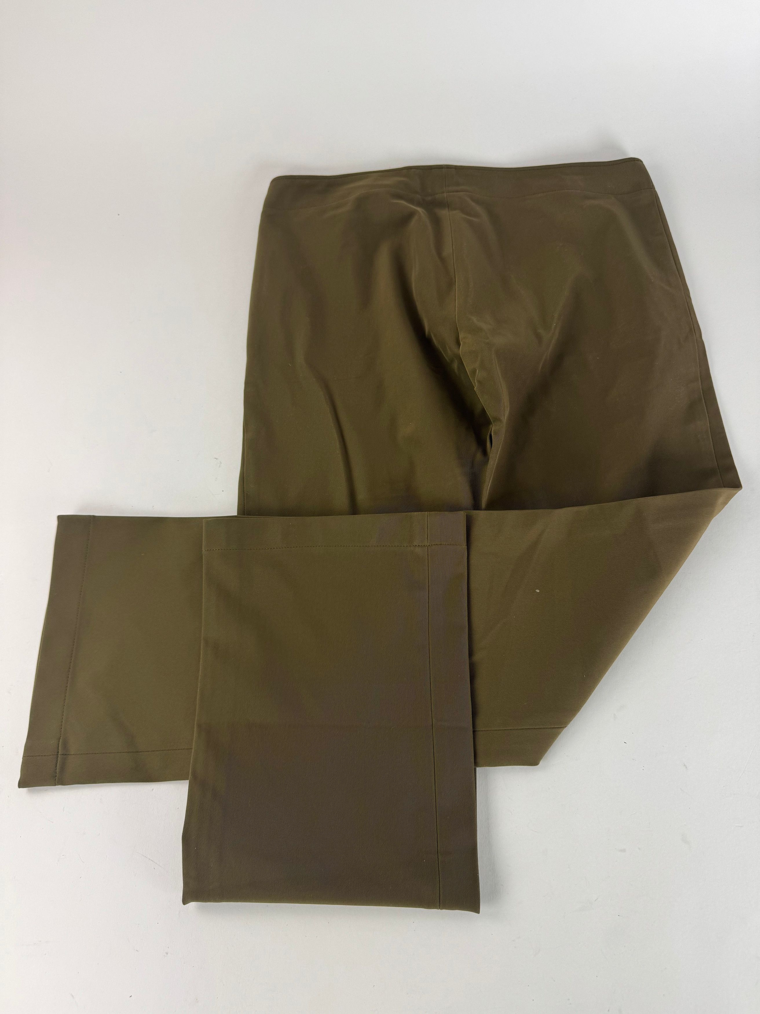Issey Miyake Vintage Polyester Pants Khaki 1 Size 27" / US 4 / IT 40 - 2 Thumbnail