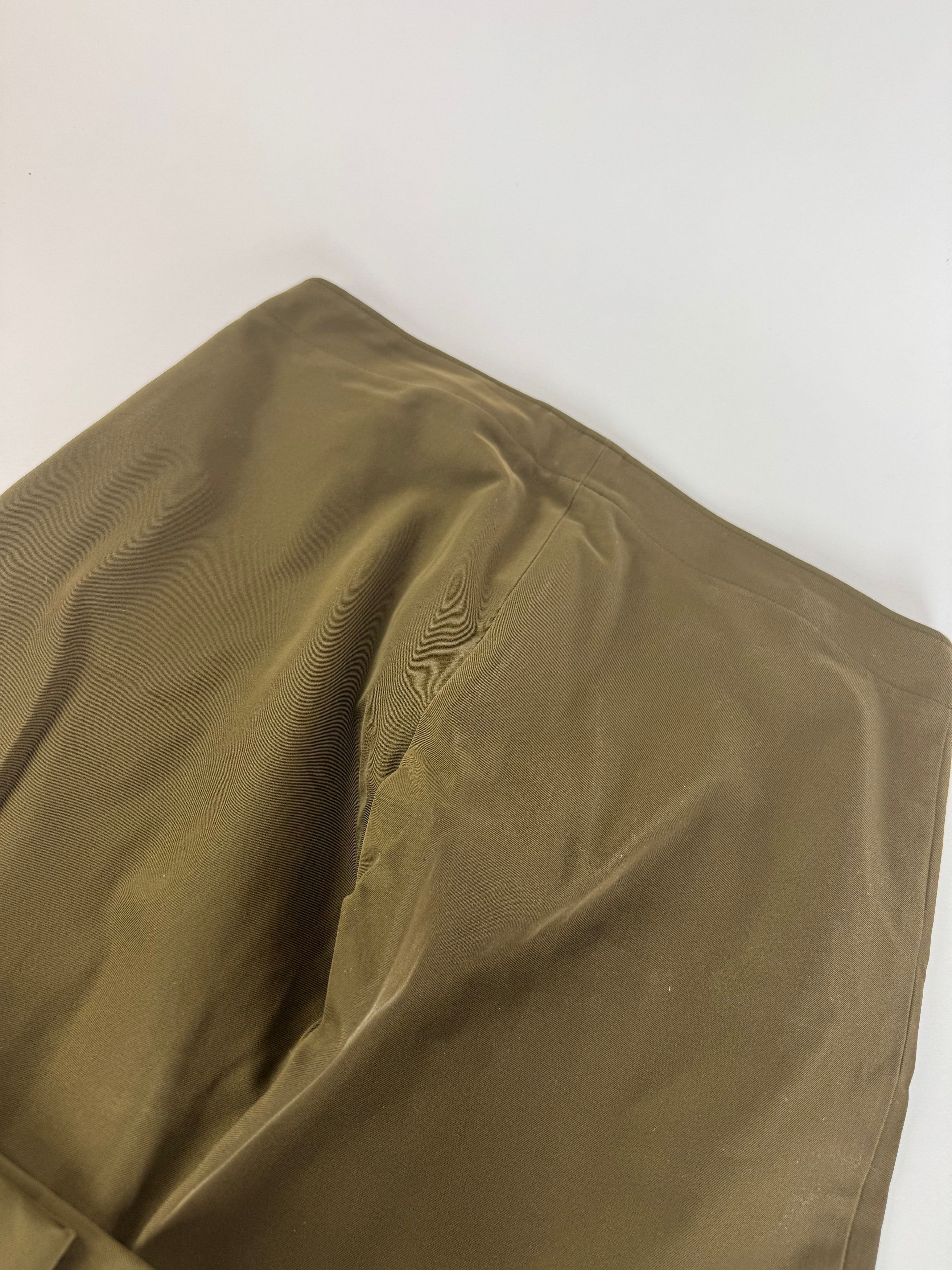 Issey Miyake Vintage Polyester Pants Khaki 1 Size 27" / US 4 / IT 40 - 13 Thumbnail