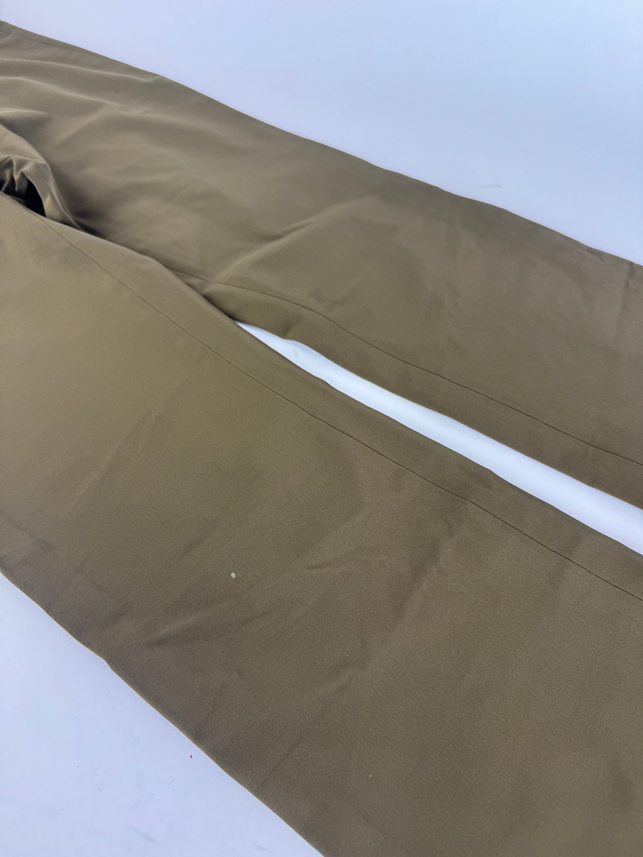 Issey Miyake Vintage Polyester Pants Khaki 1 Size 27" / US 4 / IT 40 - 6 Thumbnail