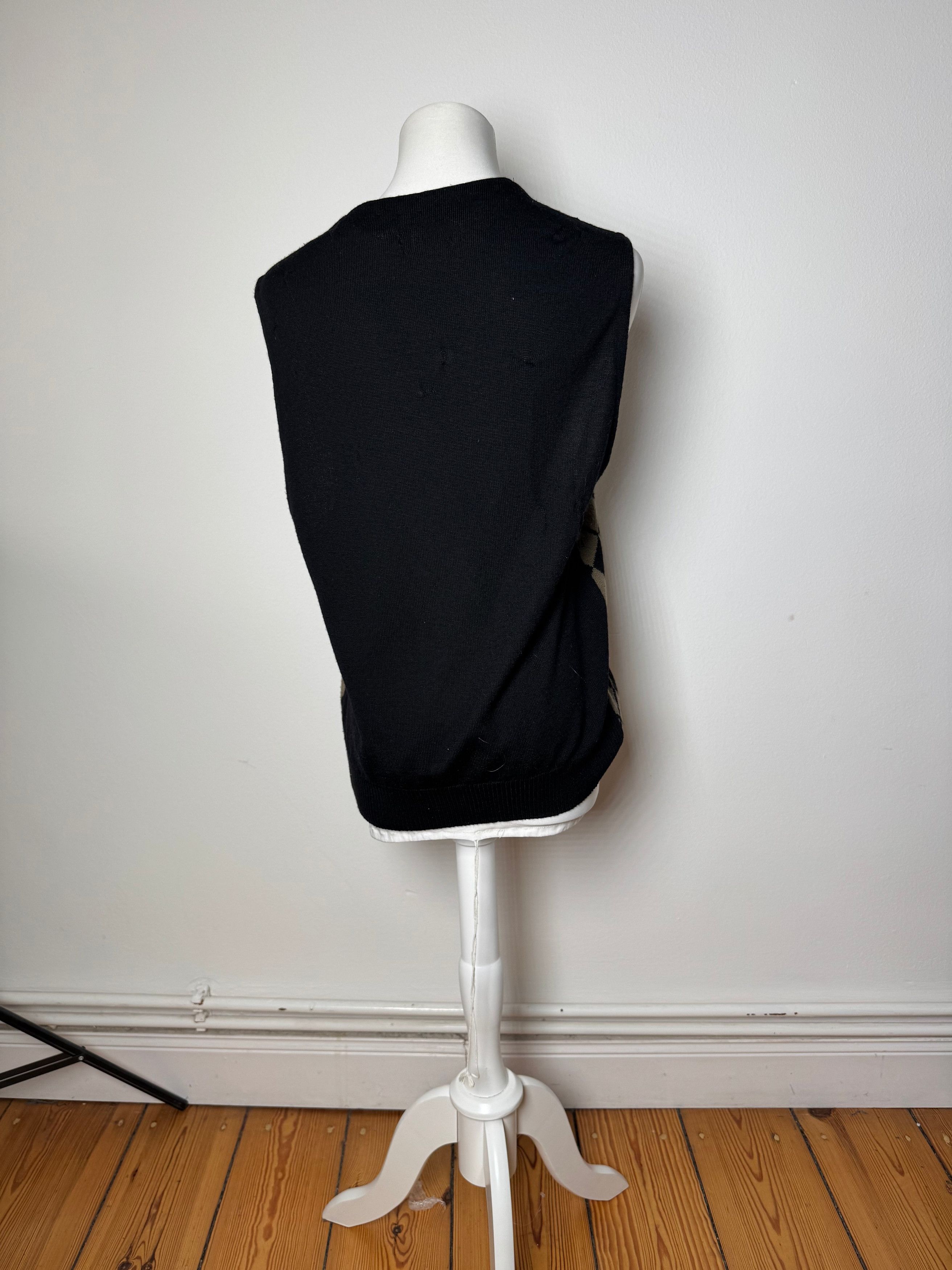 Fendi Vintage Wool West Black Brown L/XL Size XL / US 12-14 / IT 48-50 - 4 Thumbnail