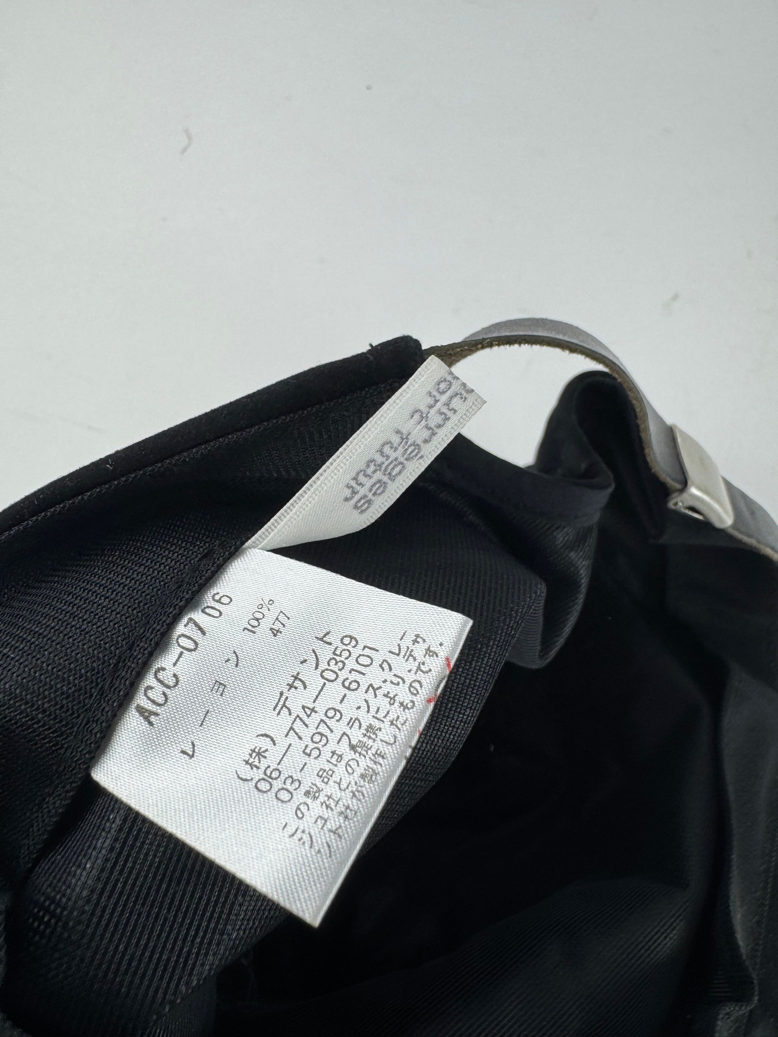Courreges Vintage Velvet SnapBack Black Size ONE SIZE - 4 Thumbnail
