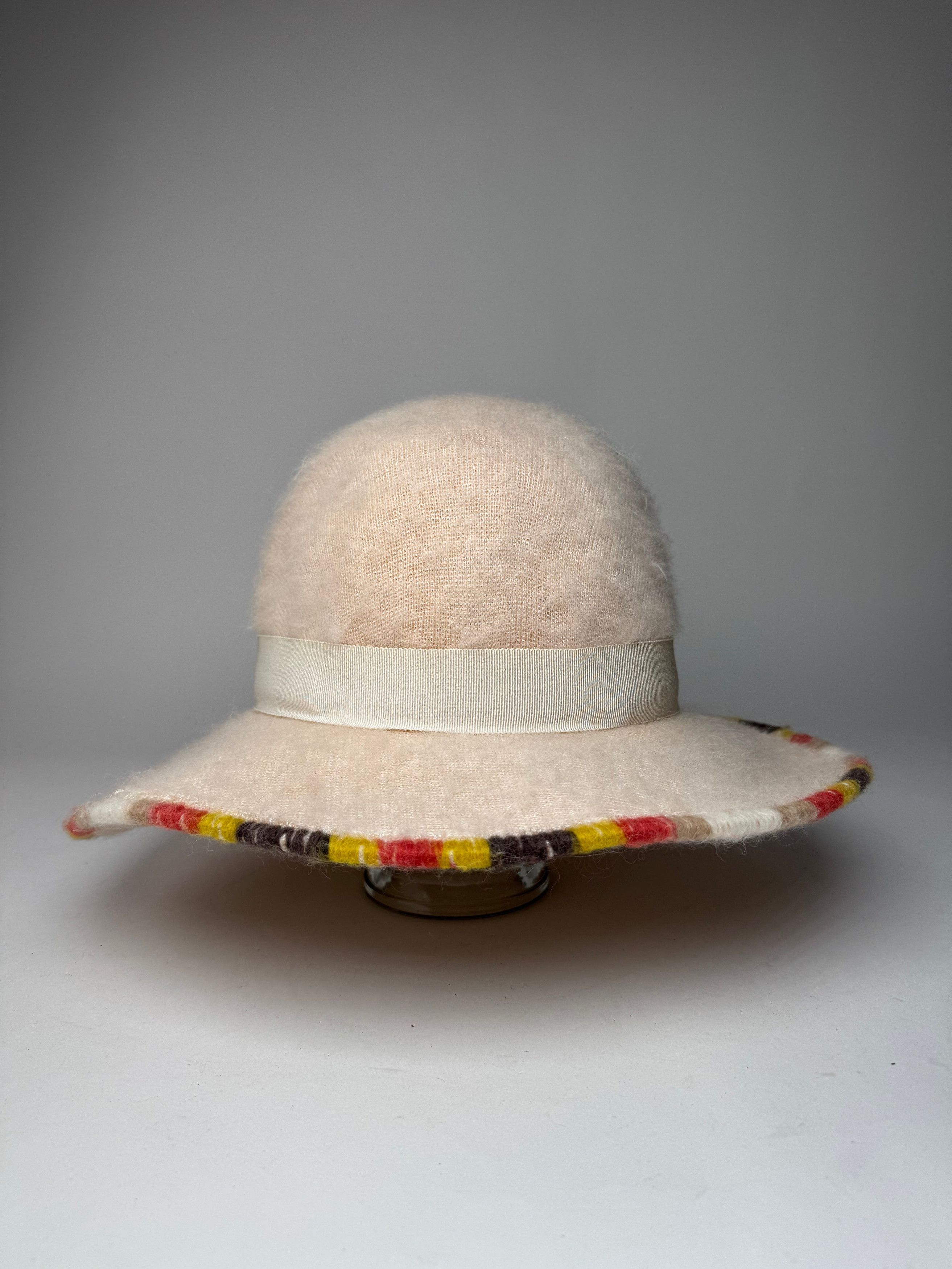 Missoni Vintage Wool Sombrero Hat Beige Size ONE SIZE - 3 Thumbnail