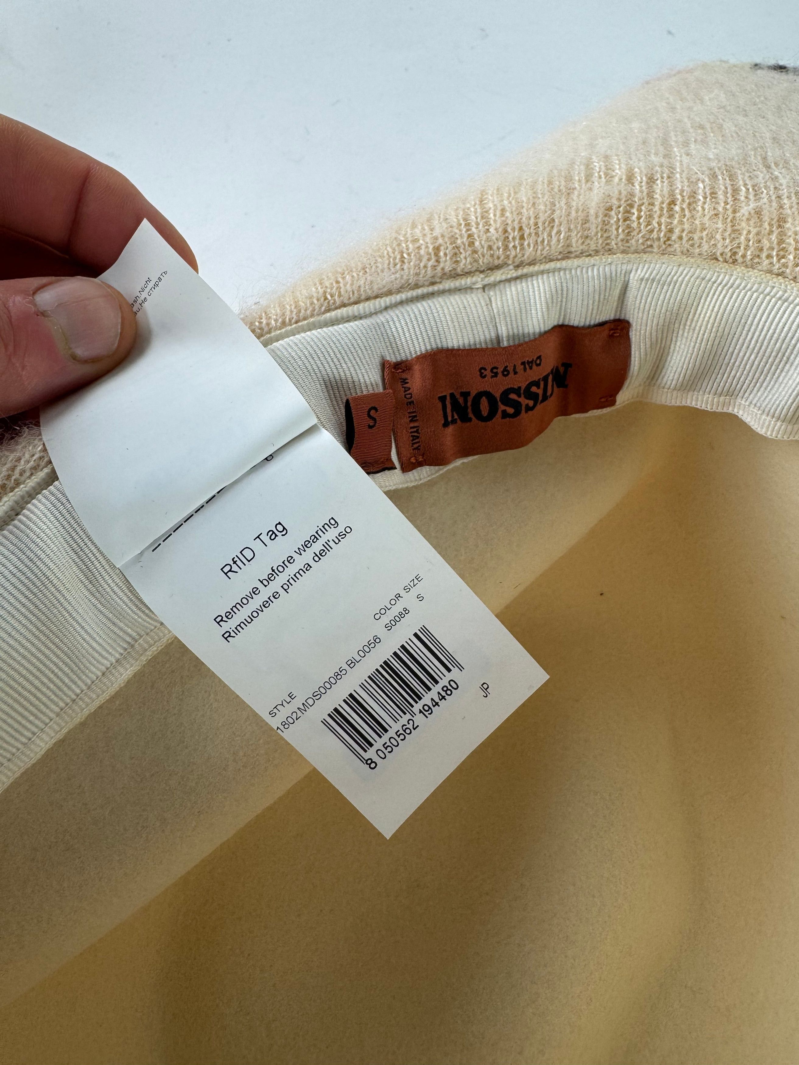 Missoni Vintage Wool Sombrero Hat Beige Size ONE SIZE - 9 Thumbnail