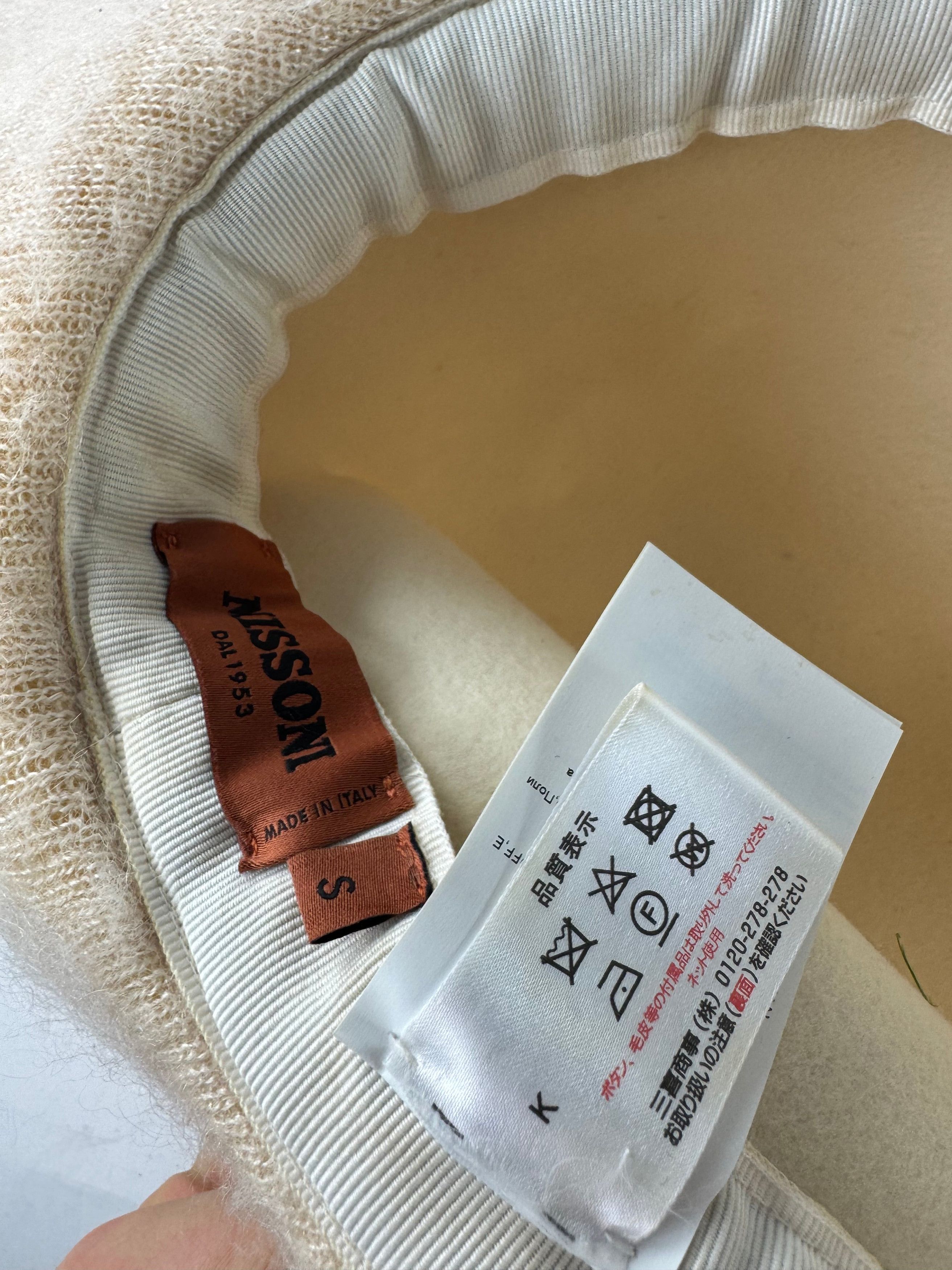 Missoni Vintage Wool Sombrero Hat Beige Size ONE SIZE - 7 Thumbnail