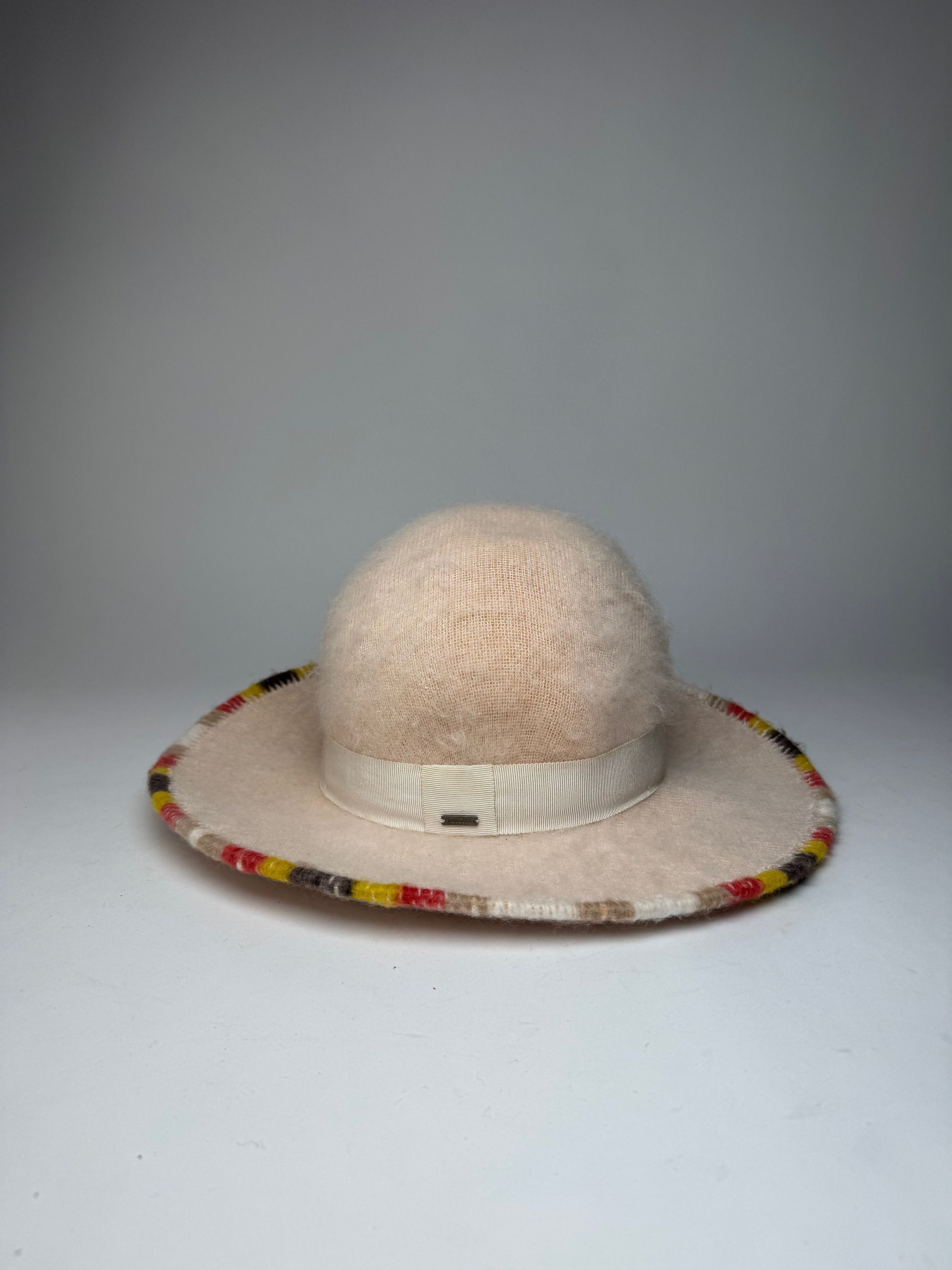 Missoni Vintage Wool Sombrero Hat Beige Size ONE SIZE - 10 Thumbnail