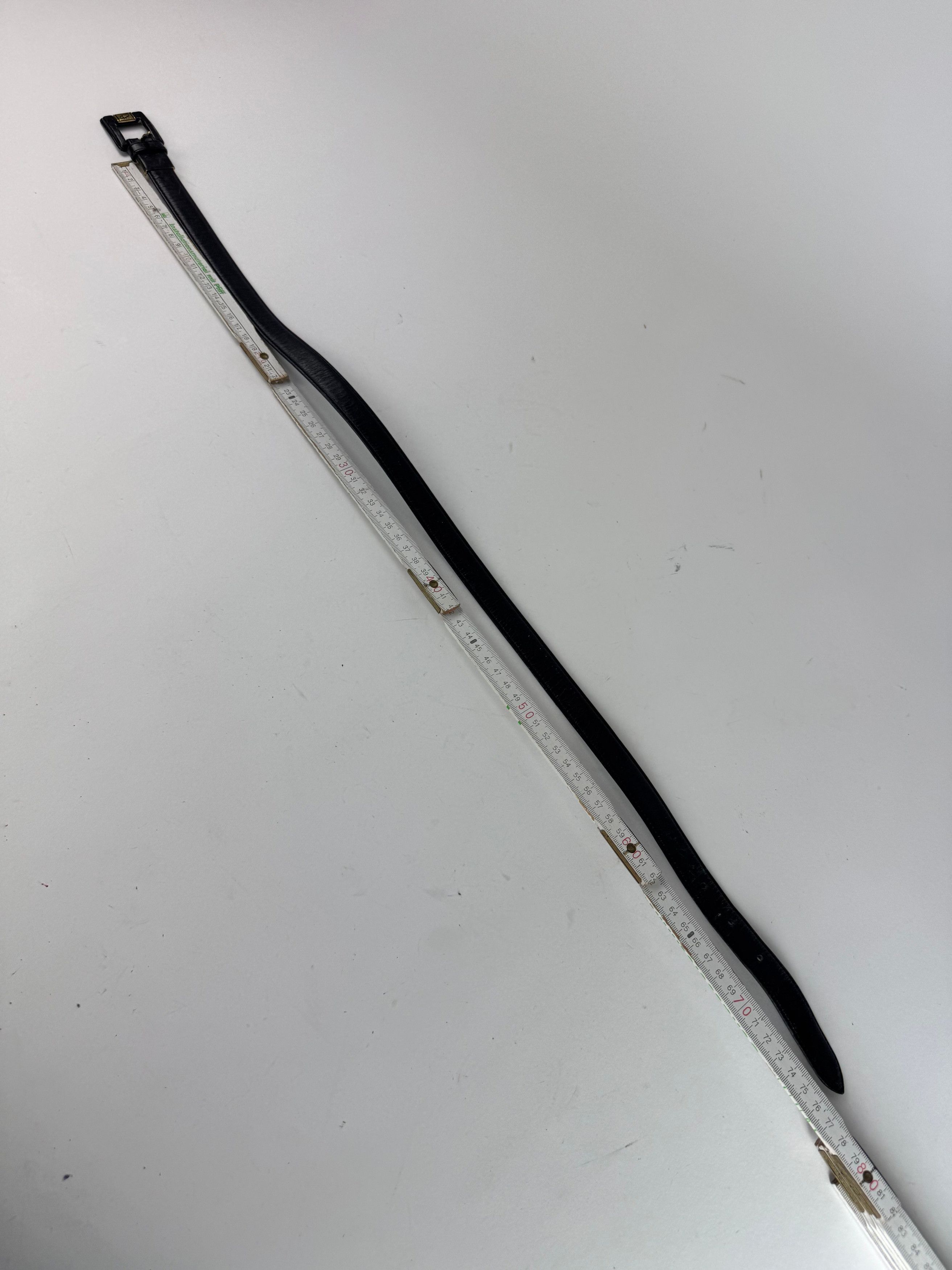 Dior Vintage Leather Belt Black Size ONE SIZE - 6 Thumbnail