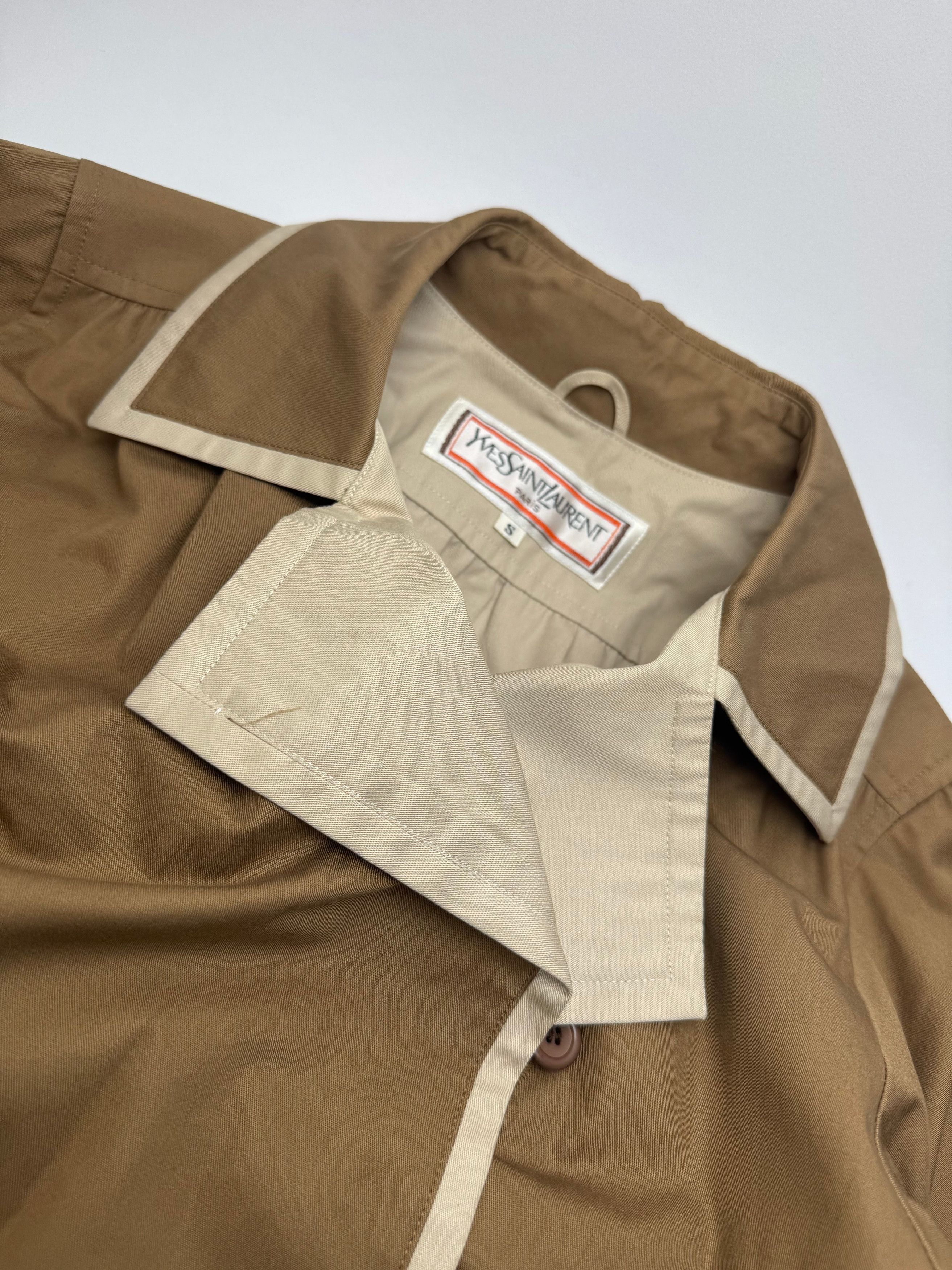 Other Vintage Yves Saint Laurent Trenchcoat Brown beige S Size S / US 4 / IT 40 - 6 Thumbnail