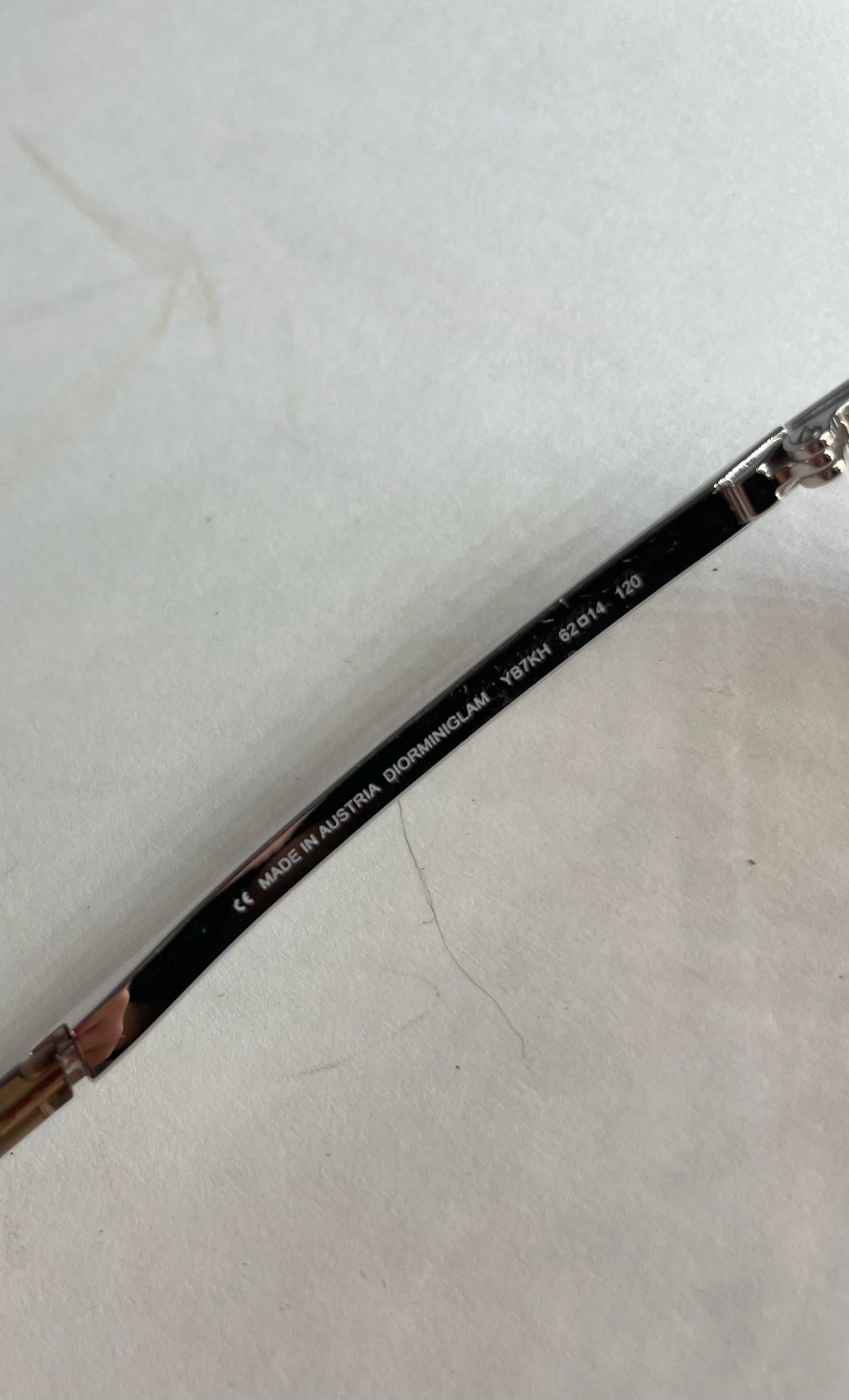Dior Vintage Rimless Sunglasses silver Brown Size ONE SIZE - 9 Thumbnail