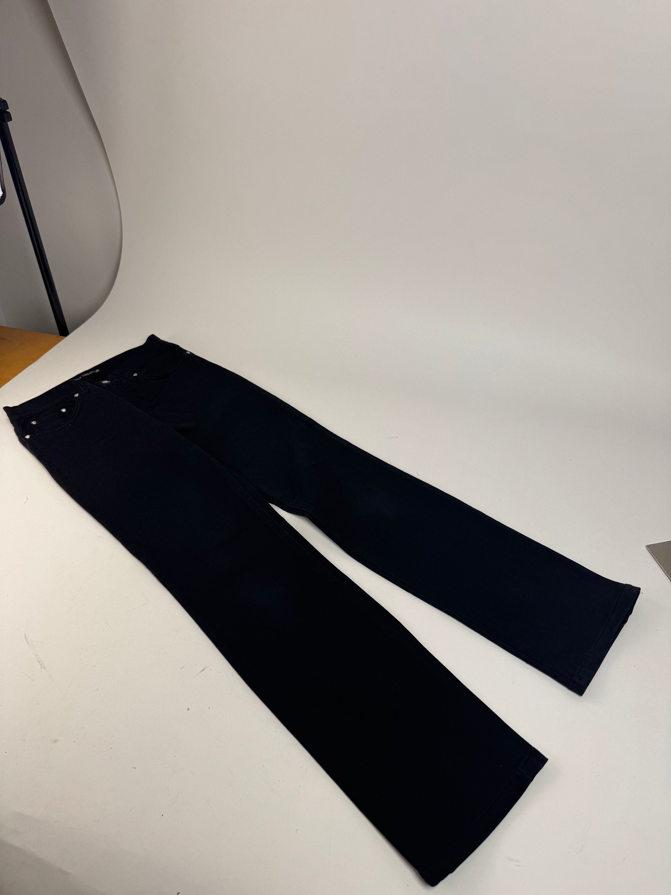 Versace Vintage Cotton Pants Black M Size 28" / US 6 / IT 42 - 5 Thumbnail