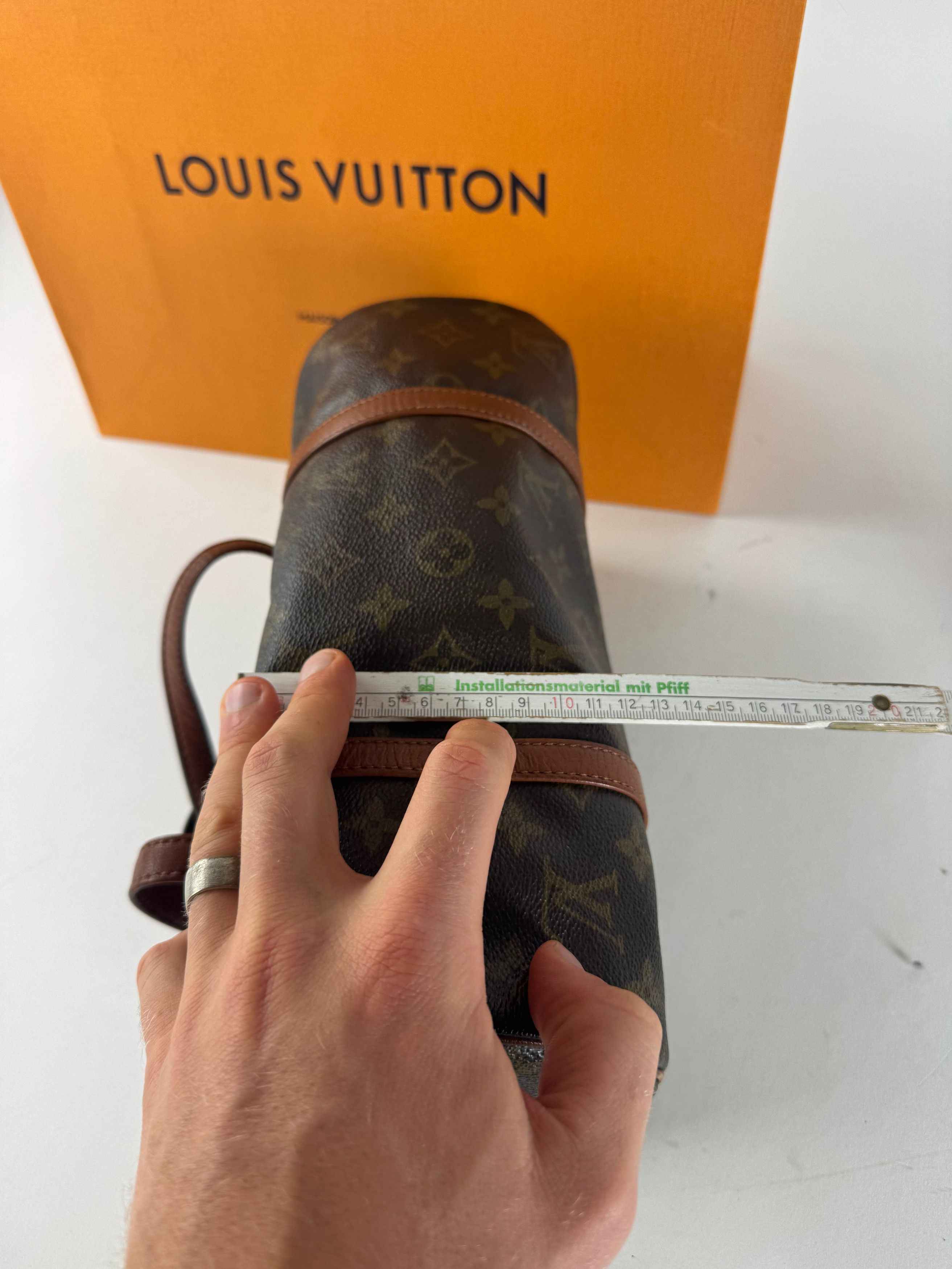 Louis Vuitton Vintage Monogram Leather Handbag Brown Size ONE SIZE - 12 Thumbnail